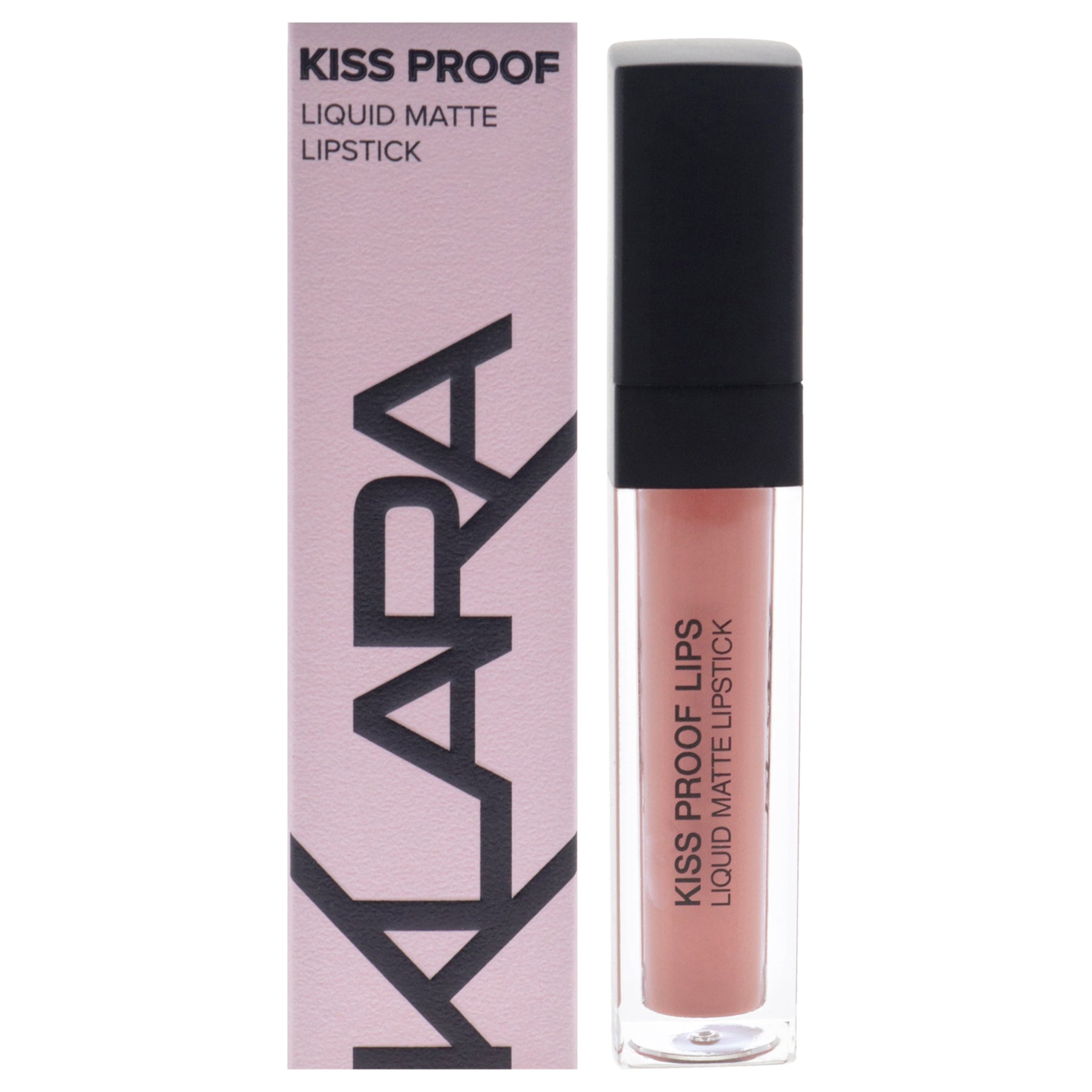 Kiss Proof Lipstick Liquid Matte - 21 Naughty Nude by Klara for Women - 0.27 oz Lipstick 7831167107132