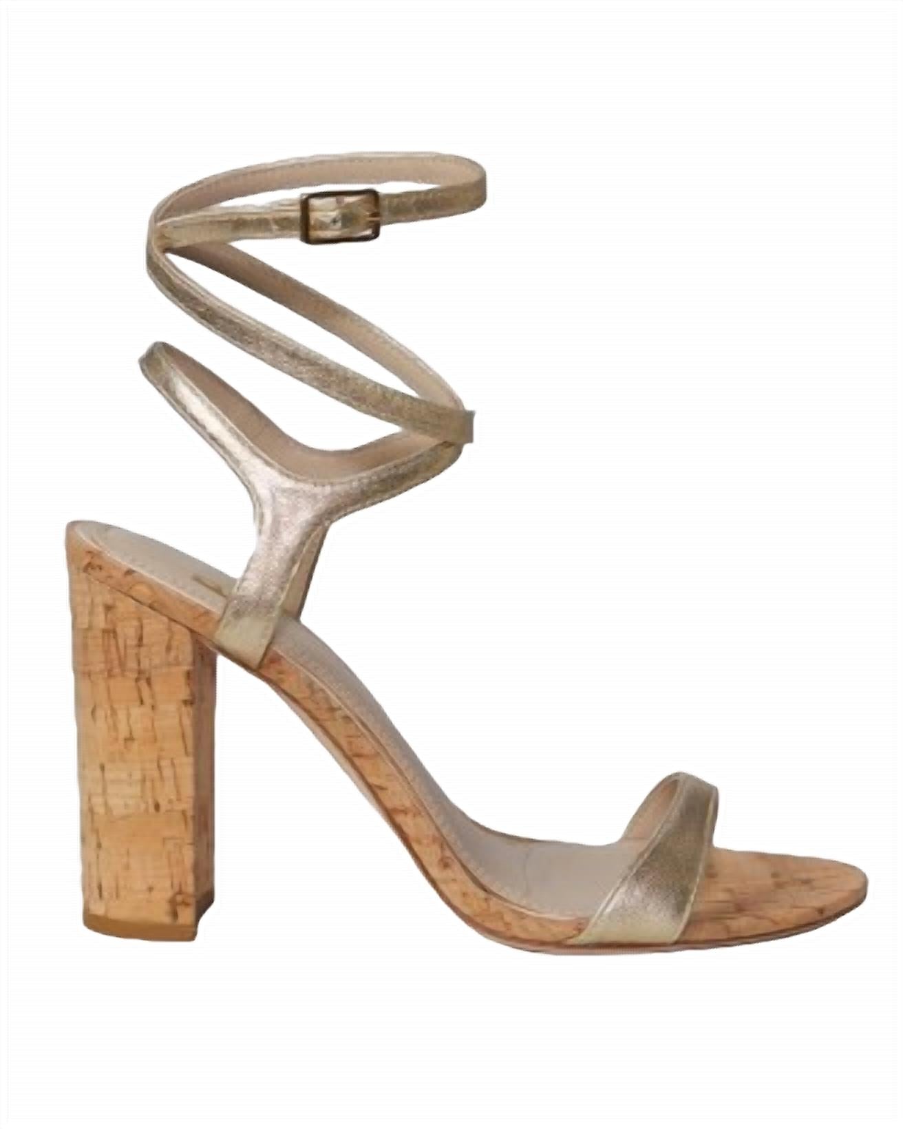 Women's Niko Heeled Sandal In Light Gold