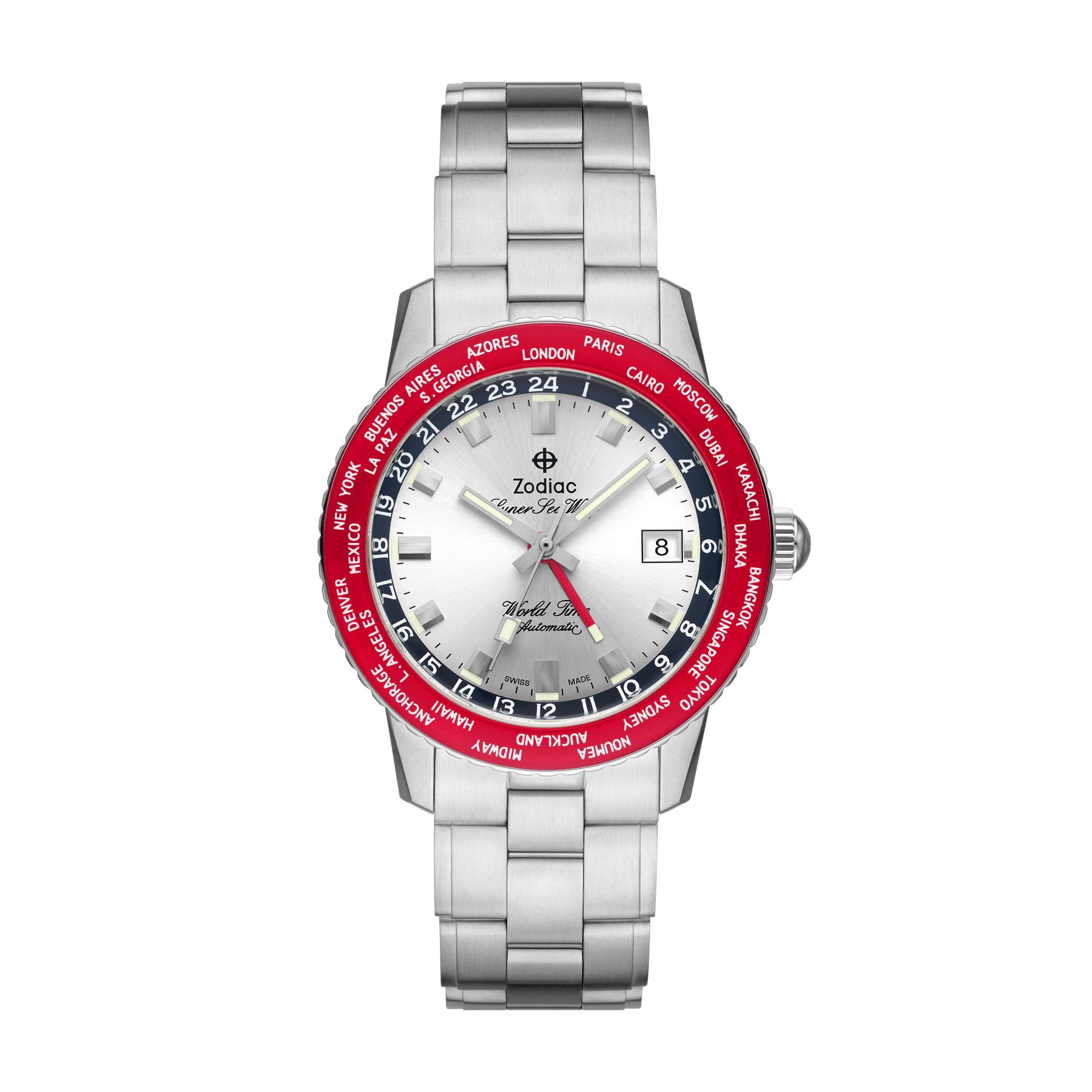 Zodiac Men's Super Sea Wolf Automatic, Stainless Steel Watch