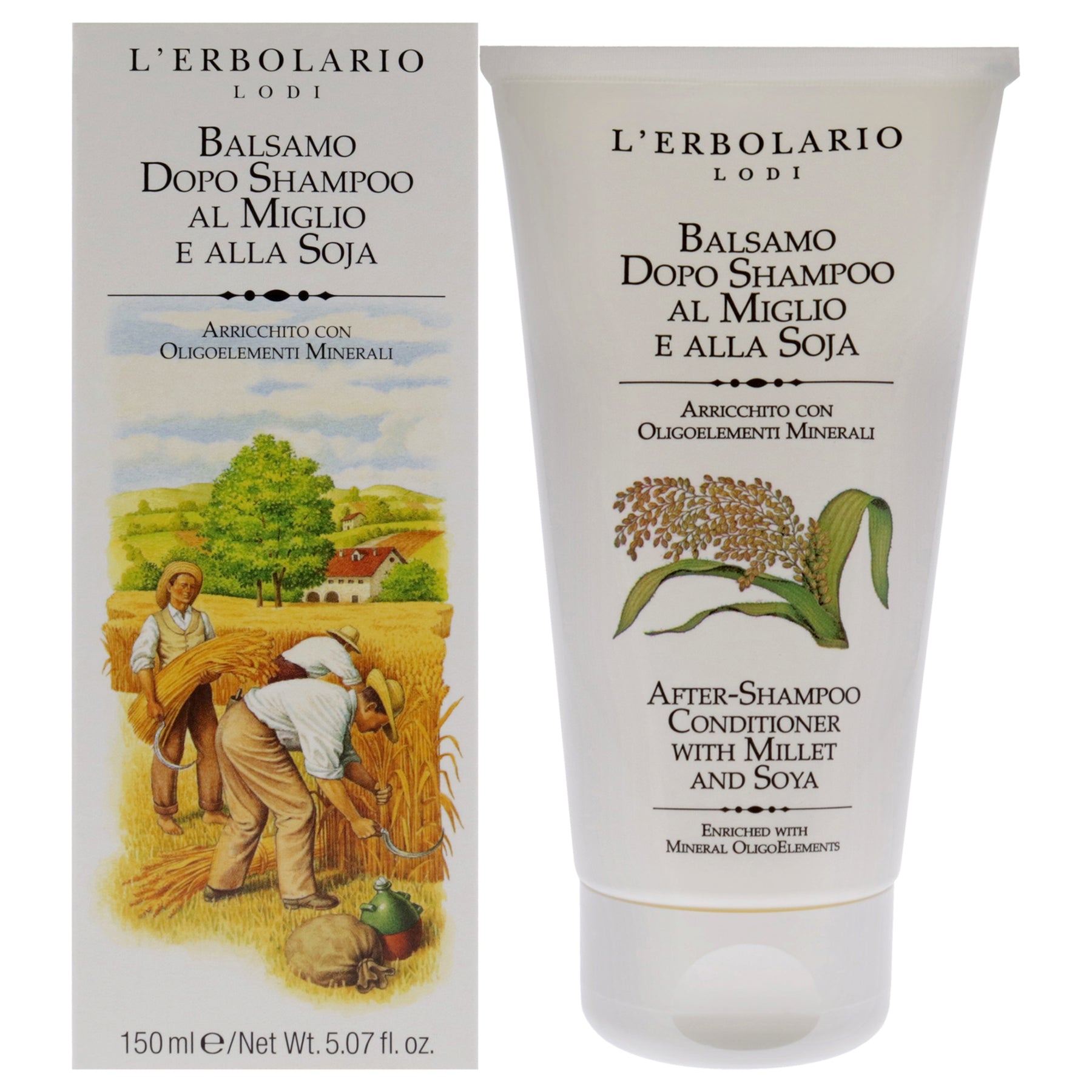 After-Shampoo Conditioner - Millet and Soya by LErbolario for Unisex - 5.07 oz Conditioner 7830771531836