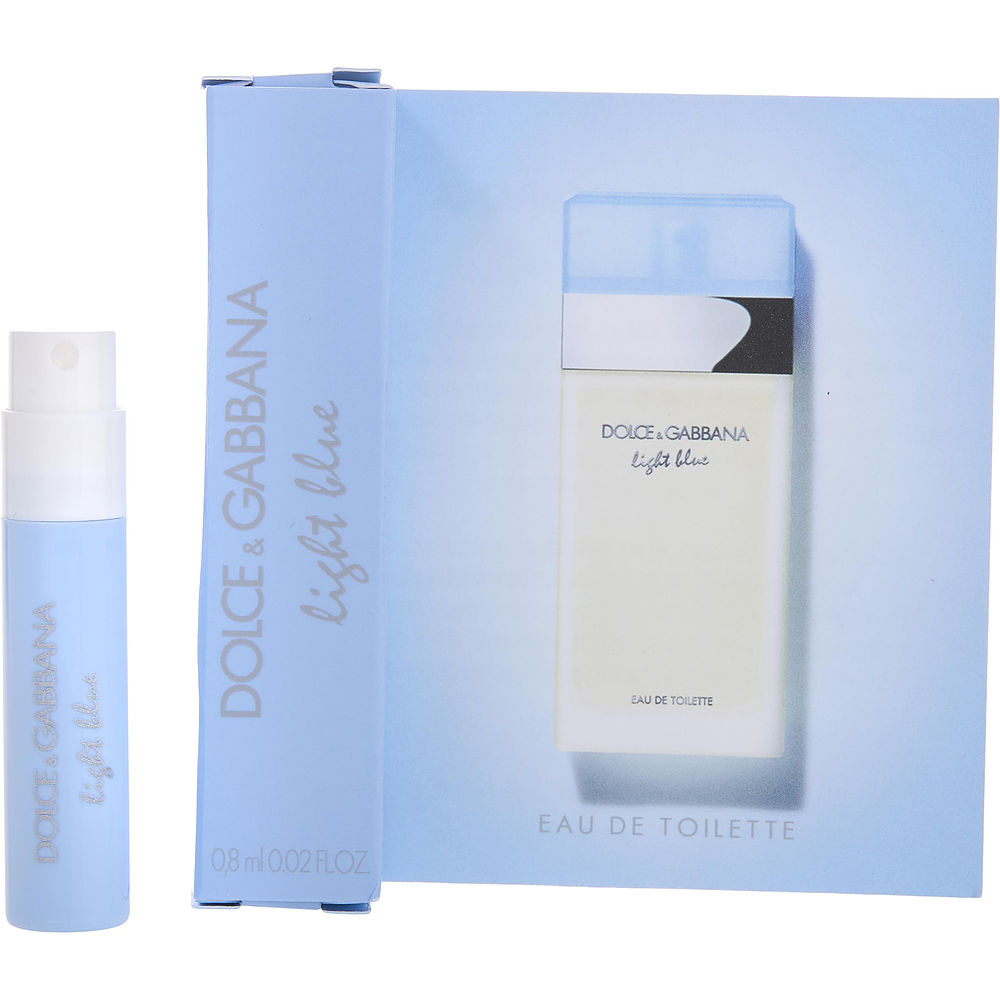 D & G Light Blue By Dolce & Gabbana Edt Vial On Card Women 7808459604028
