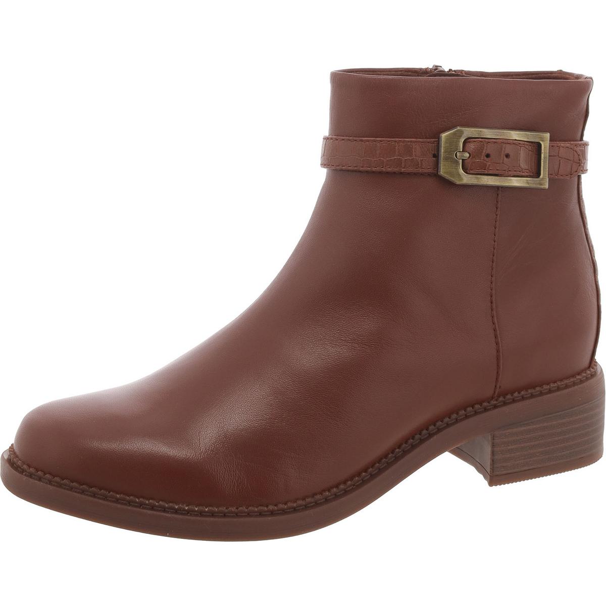 Maye Grace Zipper Block Heel Ankle Boots