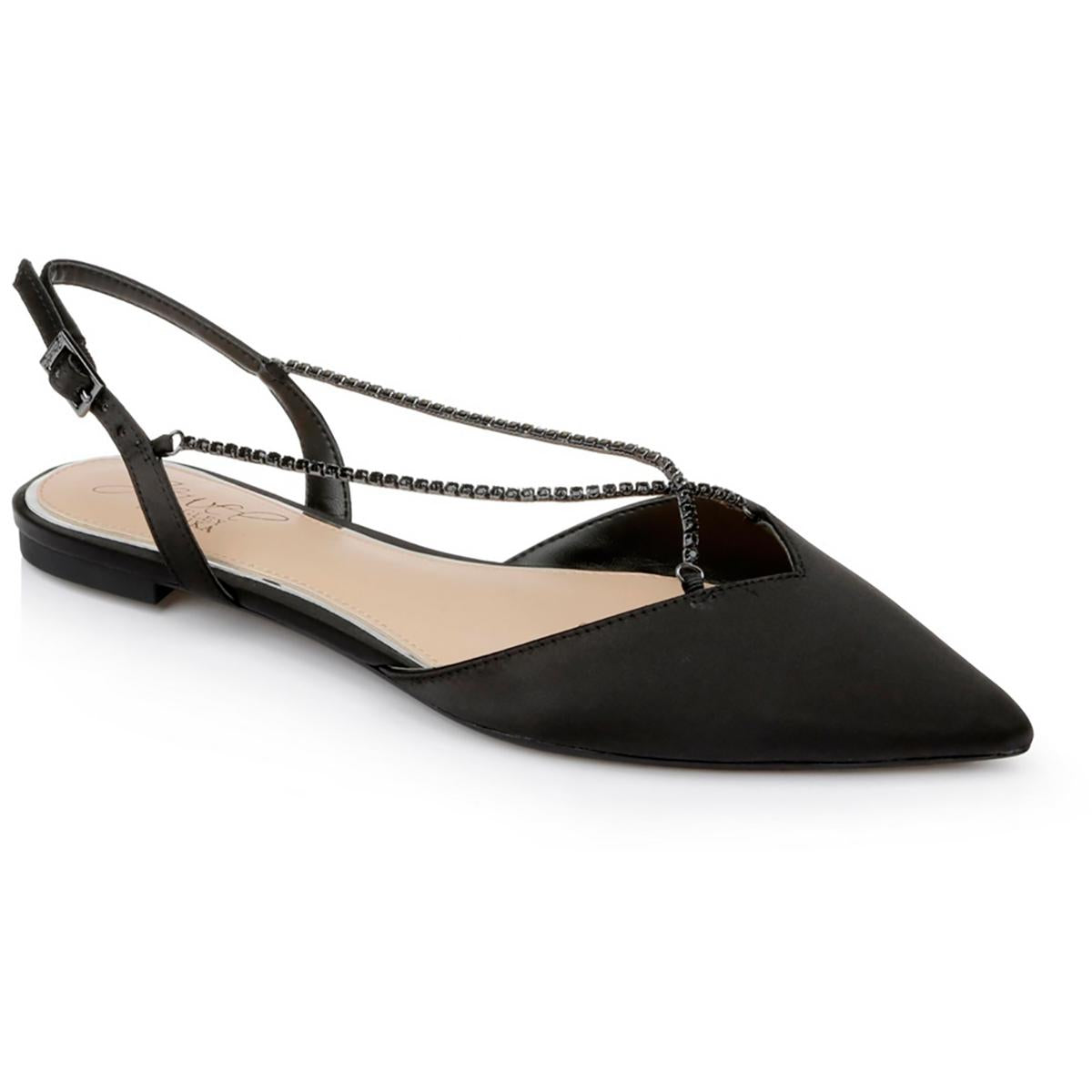 Alanna Satin Slip-On Ballet Flats