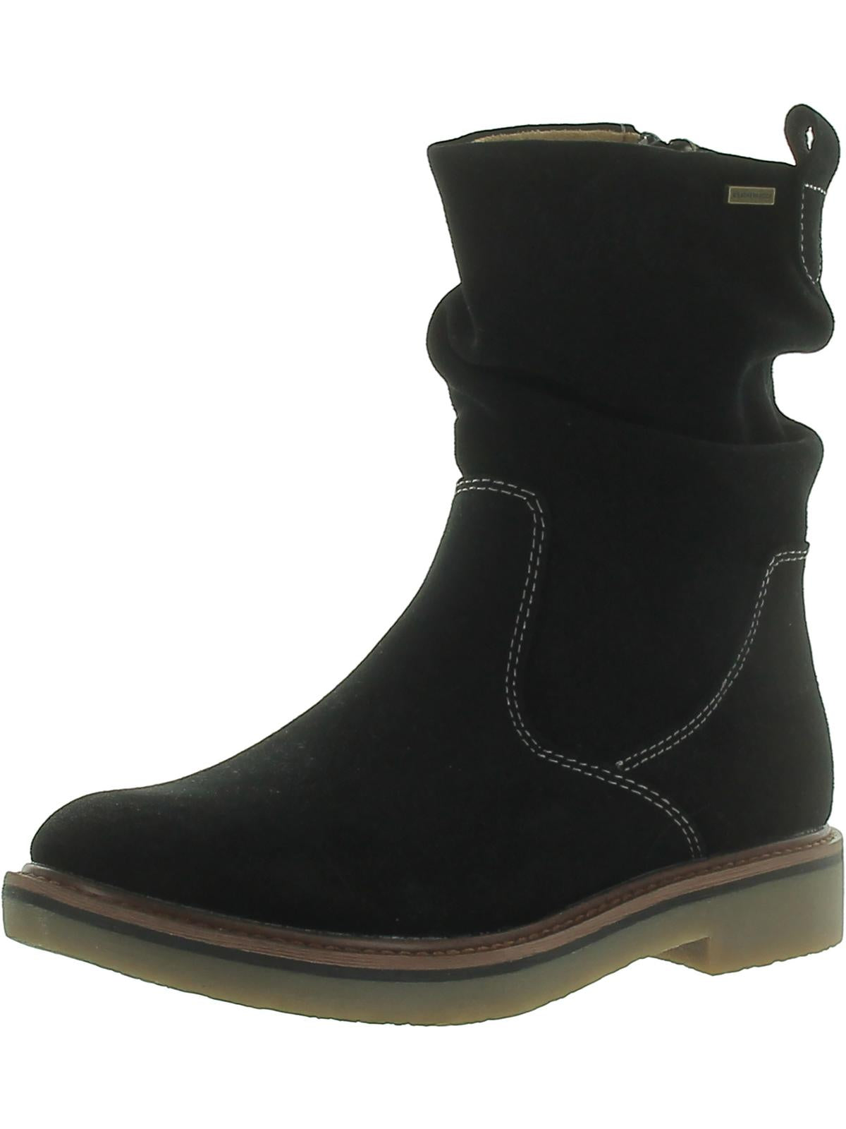 Womens Suede Slouchy Ankle Boots 7800757485628