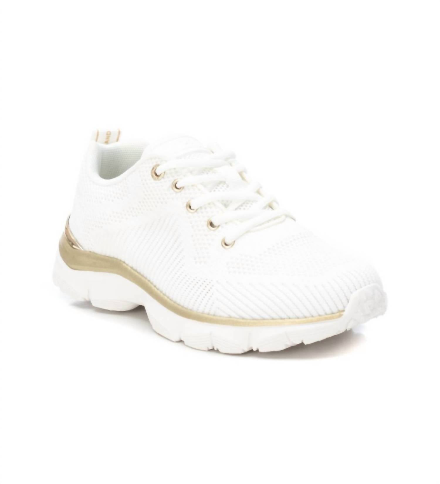 Women's Lace-Up Sneakers In White 7660431802428