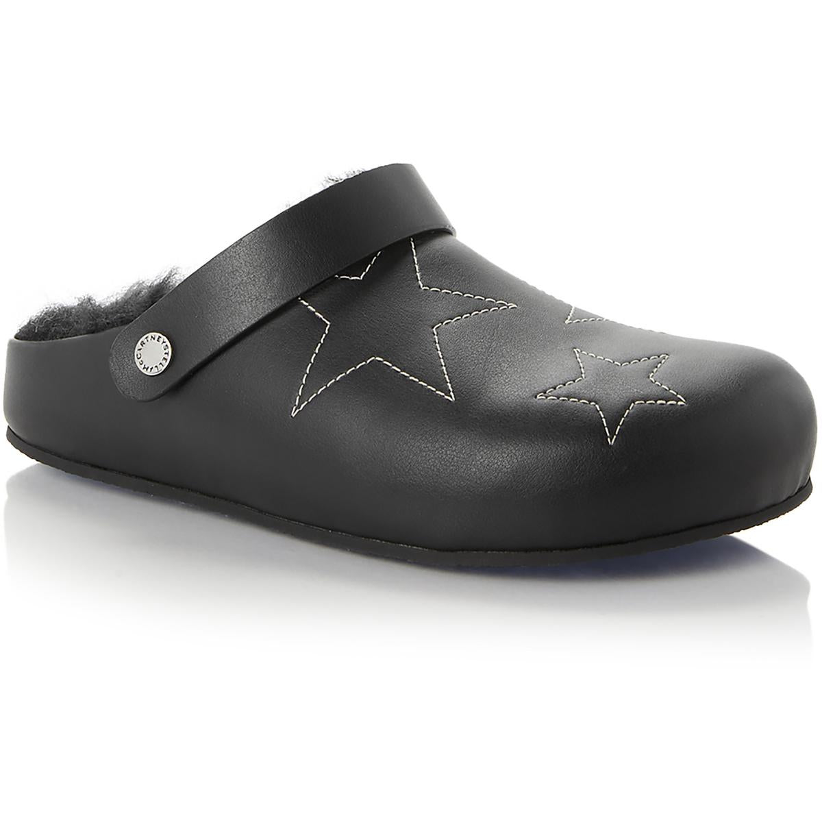 Alter Sporty Faux Fur Lined Faux Leather Clogs