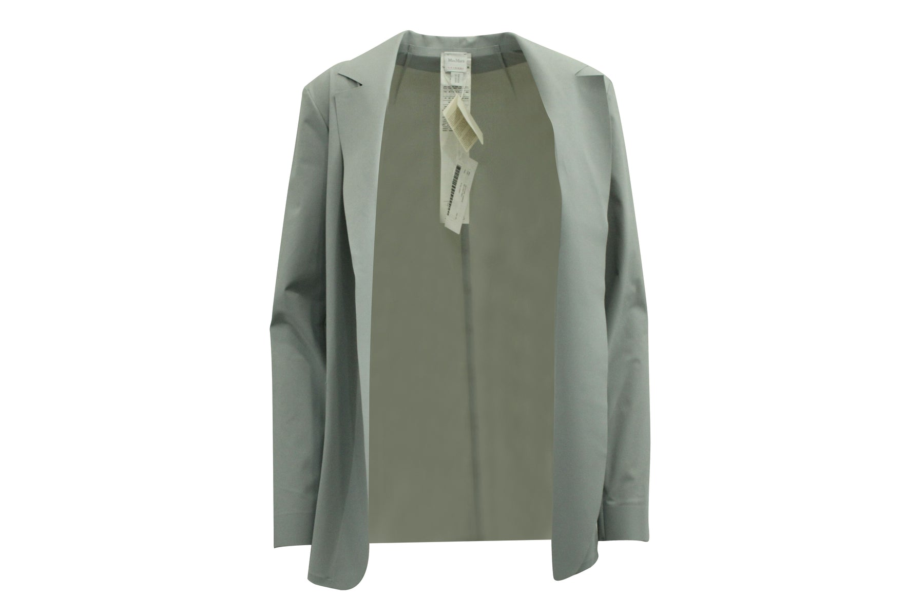 Max Mara Leisure Vargas Jersey Jacket in Light Grey Nylon 7826328584252
