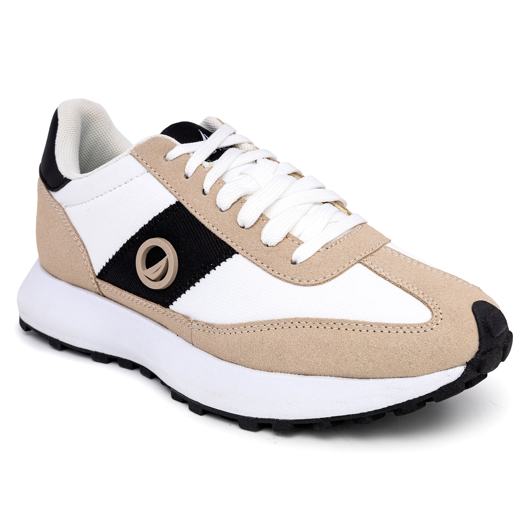 Nautica Womens J-Class Nylon Lace-Up Sneaker