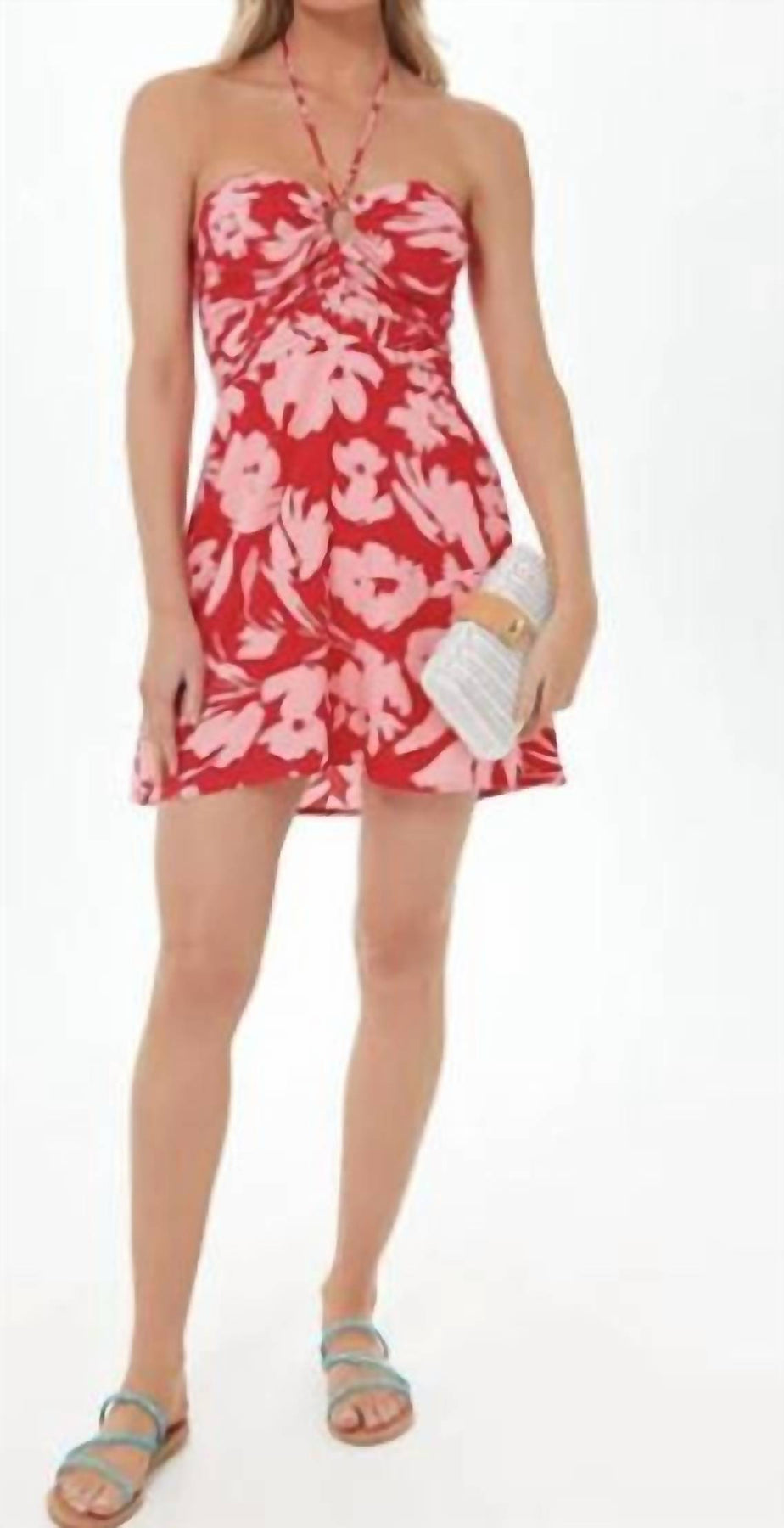 Still The One Mini Dress In Pink Floral 7268703600700