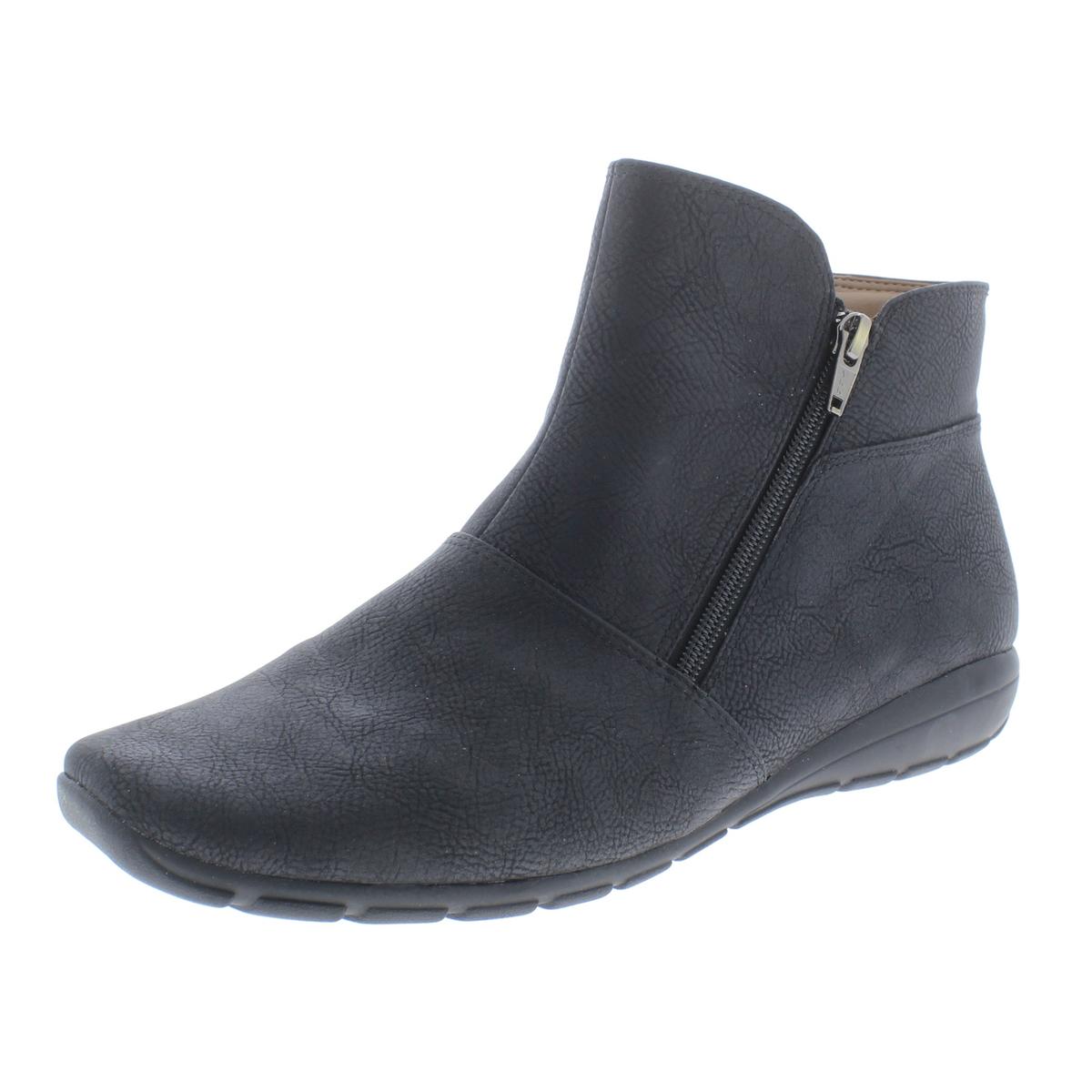 Antaria Faux Leather Ankle Booties