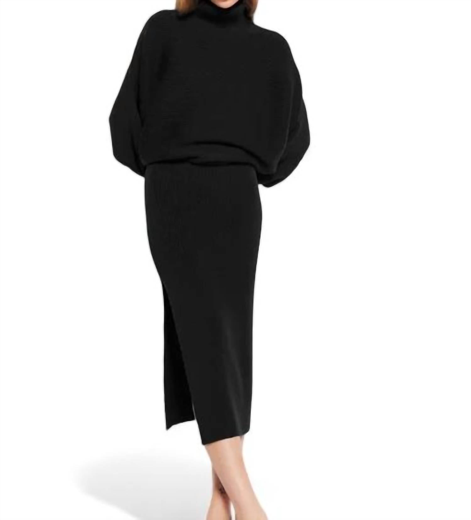 Zion Maxi Skirt In Black 7760177496124