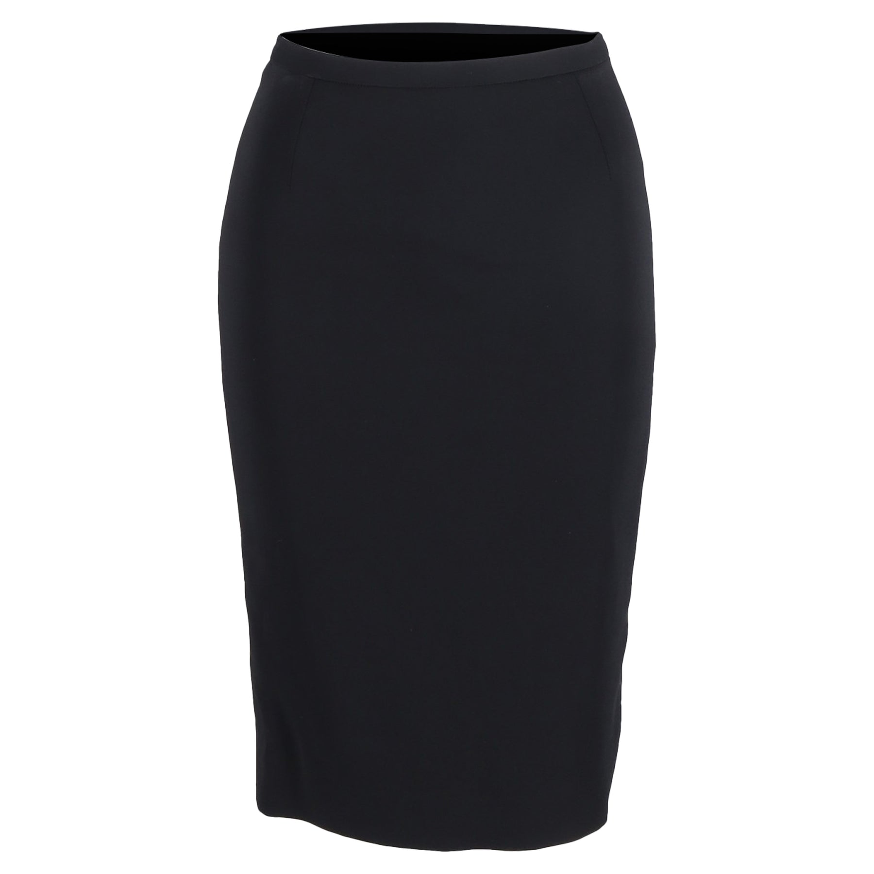 Dolce & Gabbana Midi Pencil Skirt in Black Polyester 7826362925116
