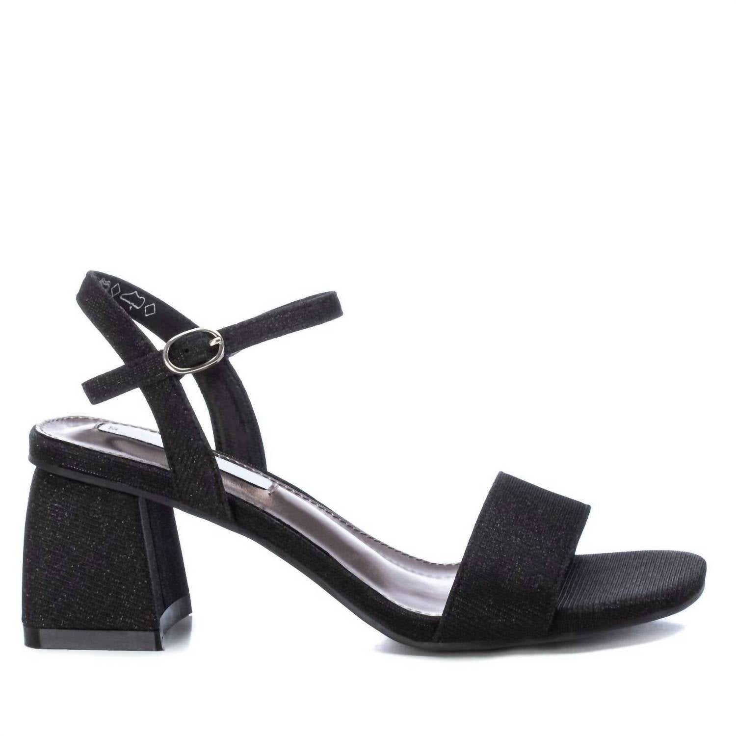 Women's Heeled Sandals In Black 7657846079548