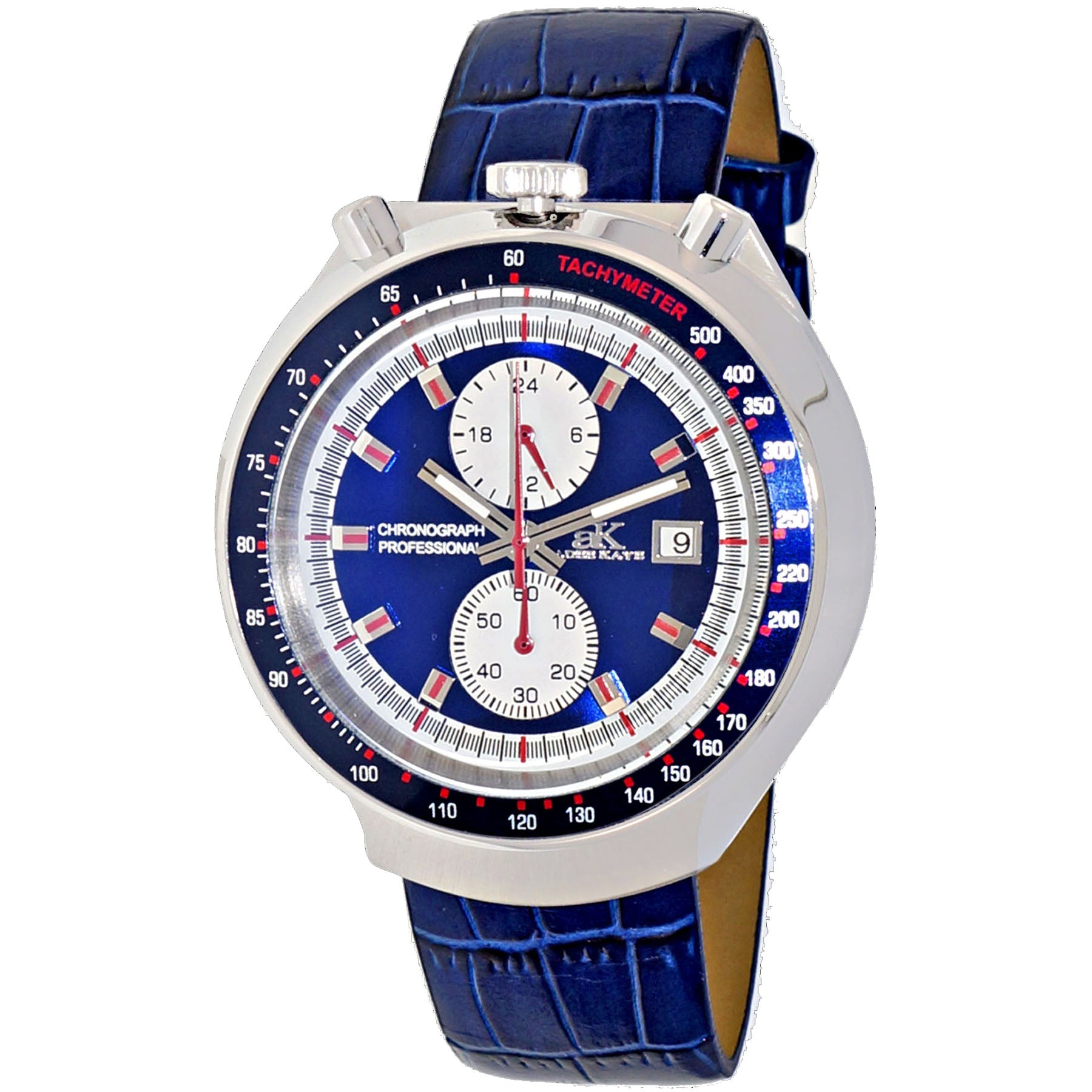 Adee Kaye Men's Muscle-G1 Blue Dial Watch