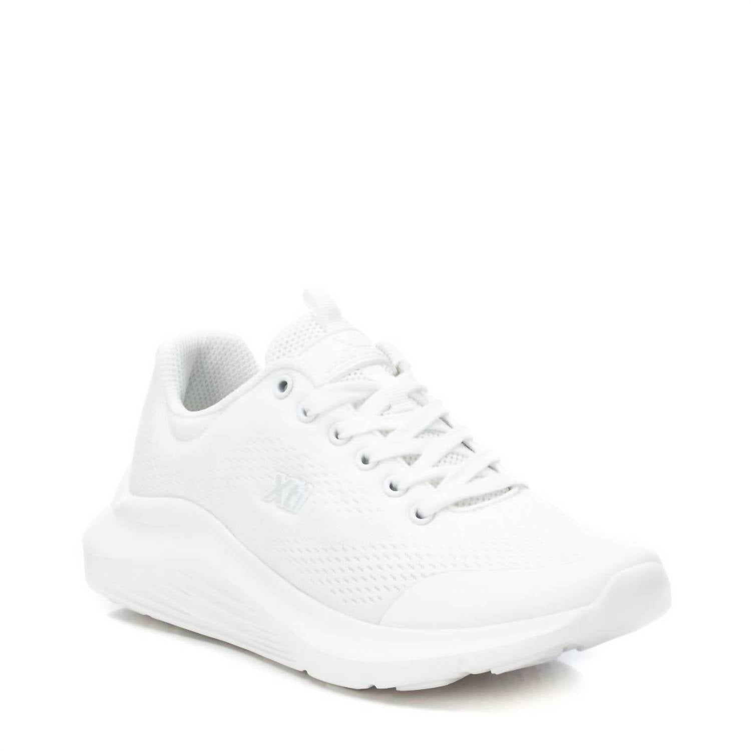 Women's Lace-Up Sneakers In White 7660389761084