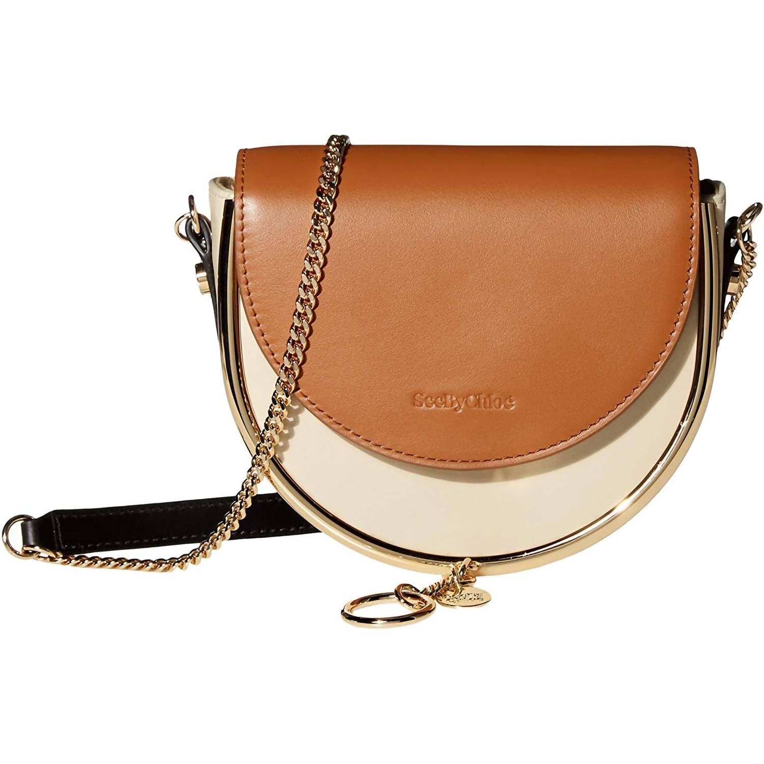 Mara Evening Shoulder Leather Bag In Cement Beige
