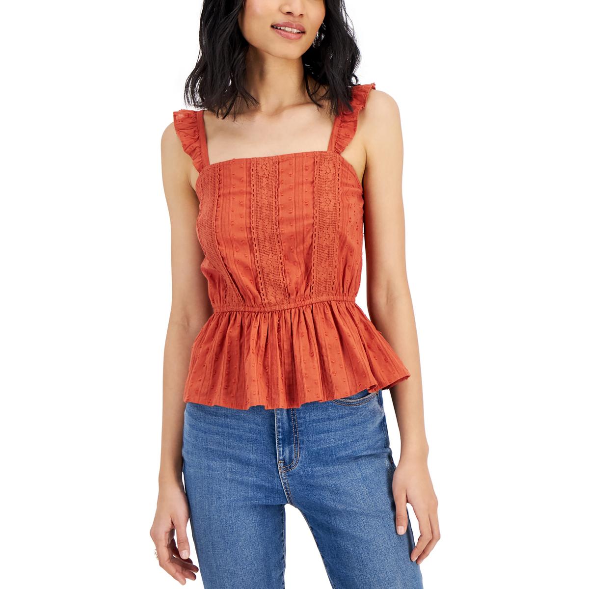 Peplum Cropped Pullover Top