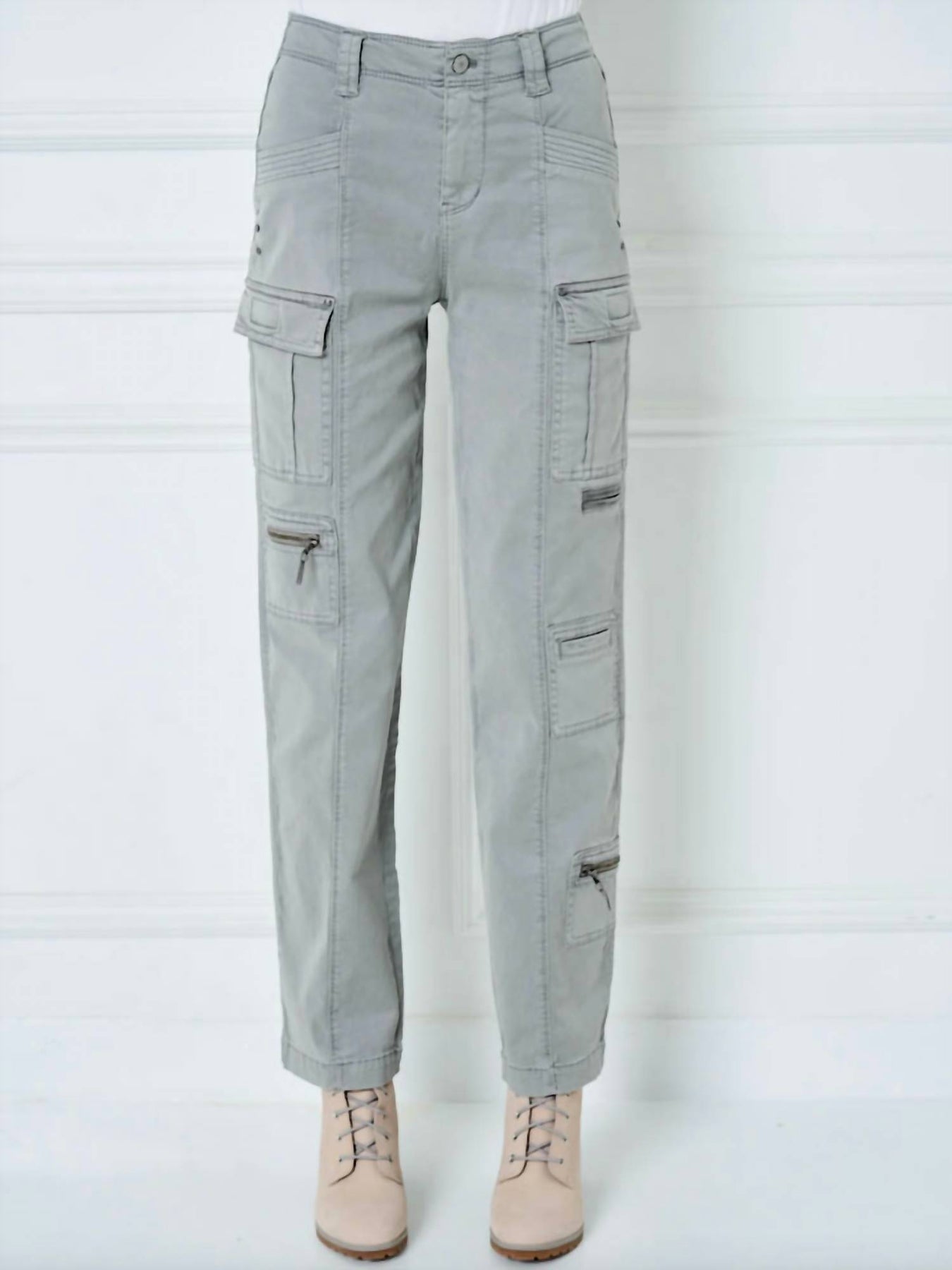 Wrenley Stretch Twill Lyocell Cargo Pant In Fossil