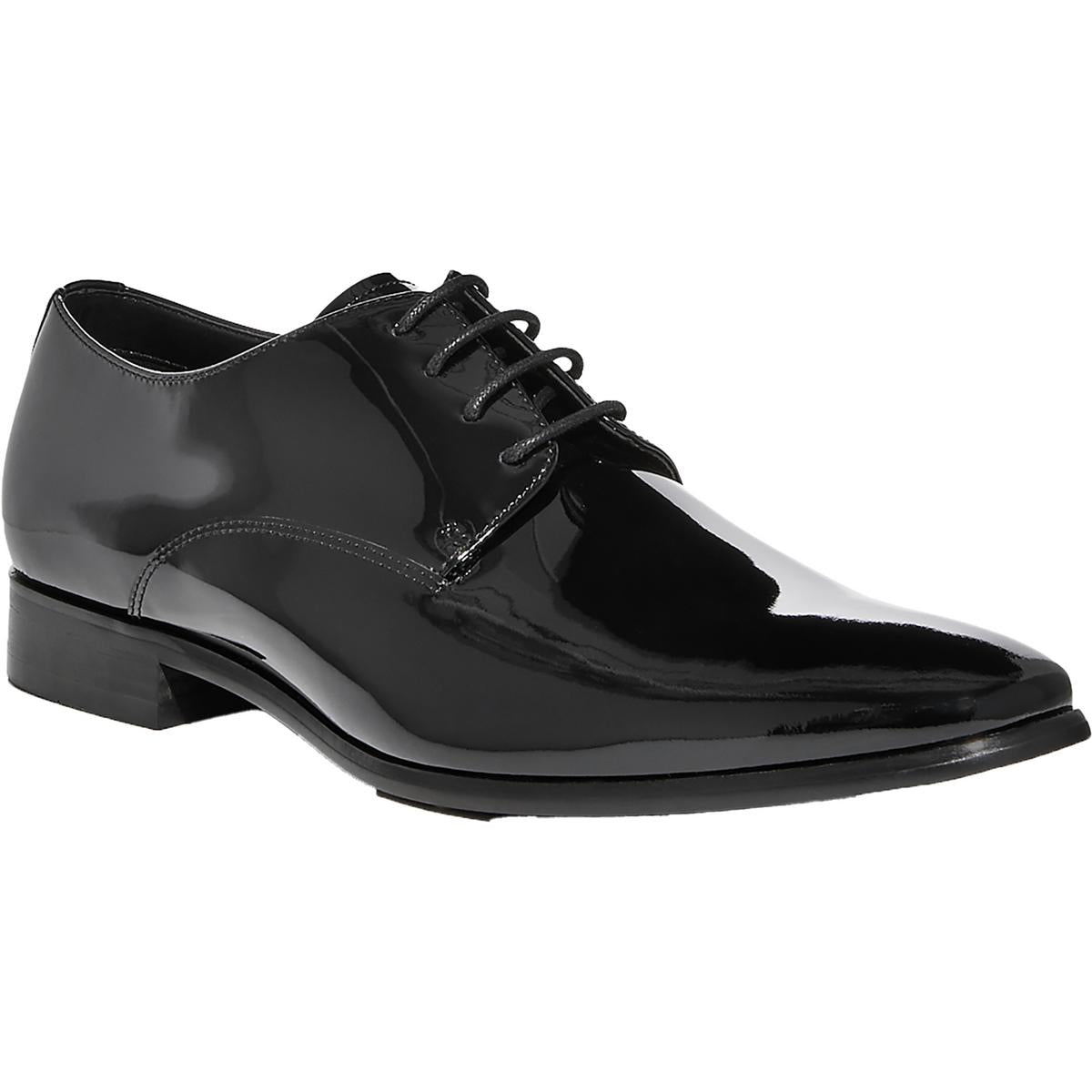 Lace-Up Leather Loafers