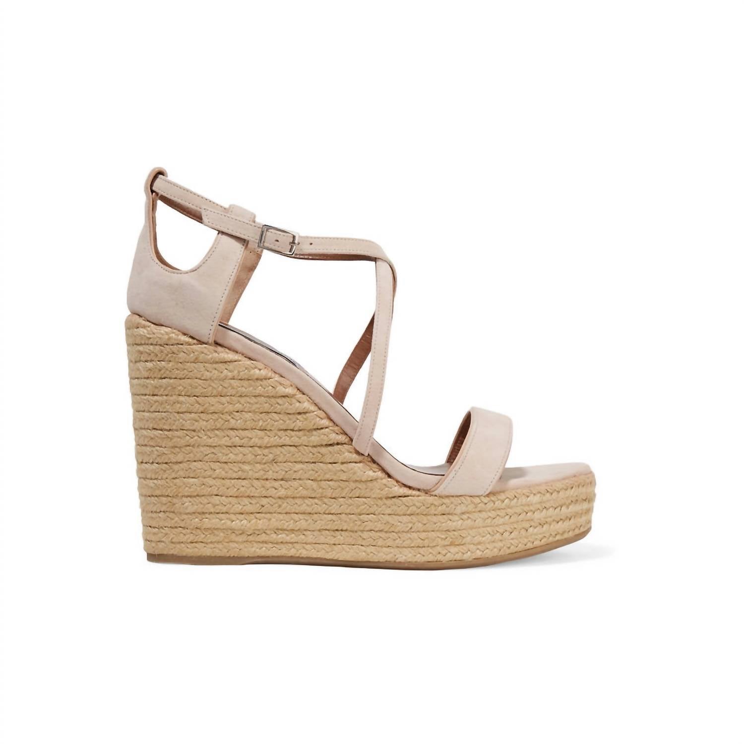 Women's Jenny Flesh Kicksuede Wedge Sandals In Pink