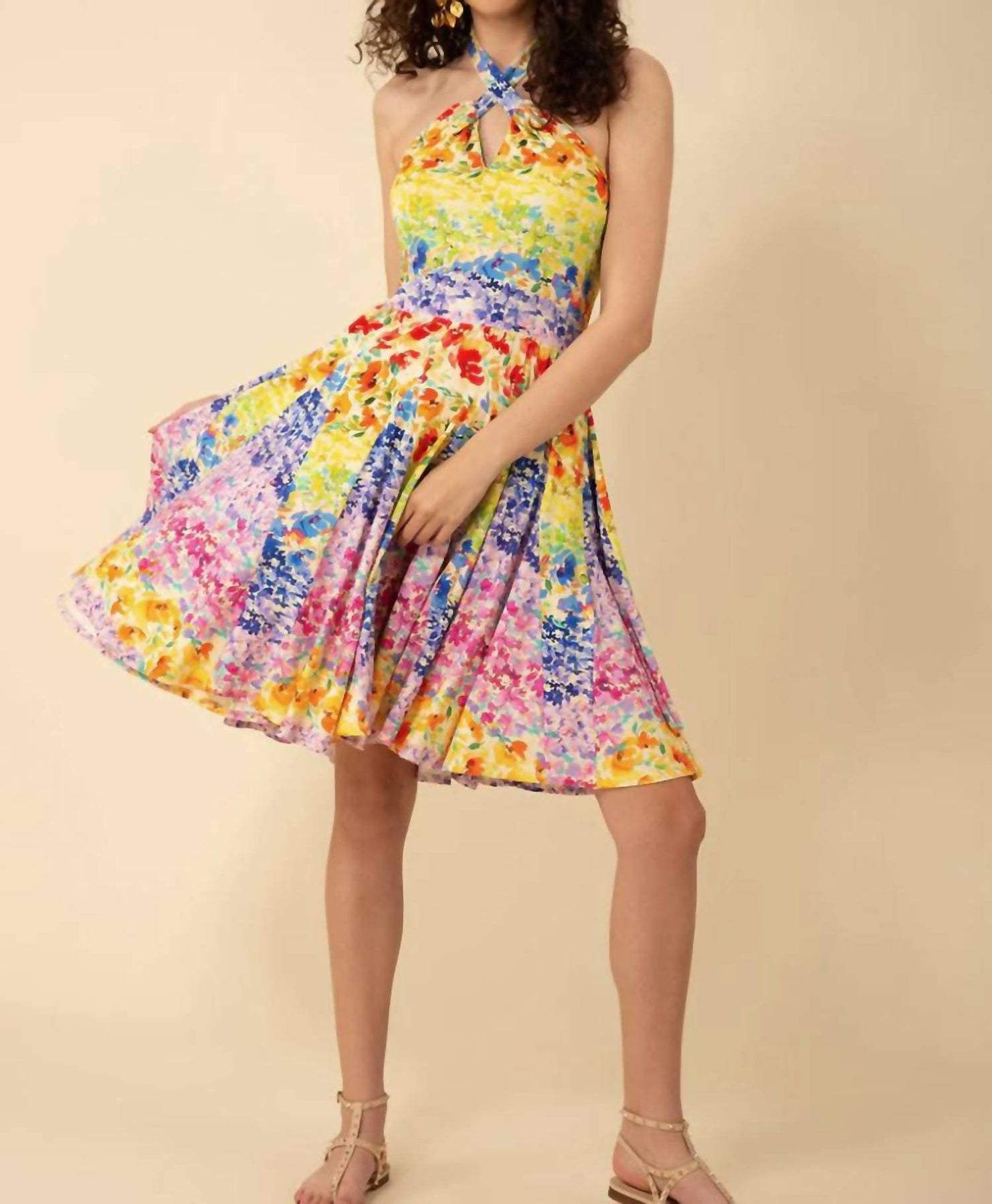 Wren Jersey Dress In Multi 7760469753916