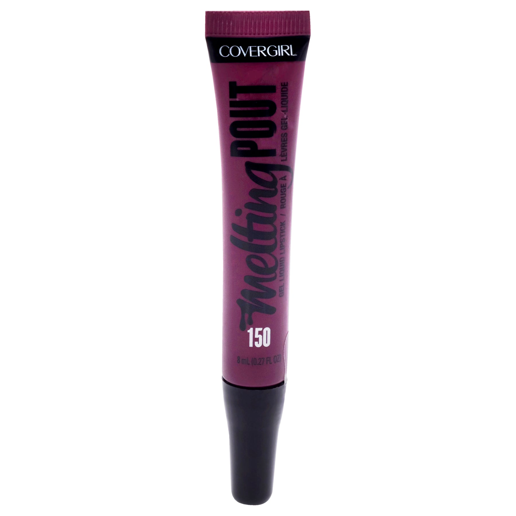 Melting Pout Gel Liquid Lipstick - 150 Raspberry Gelly by CoverGirl for Women - 0.27 oz Lipstick 7830811770940