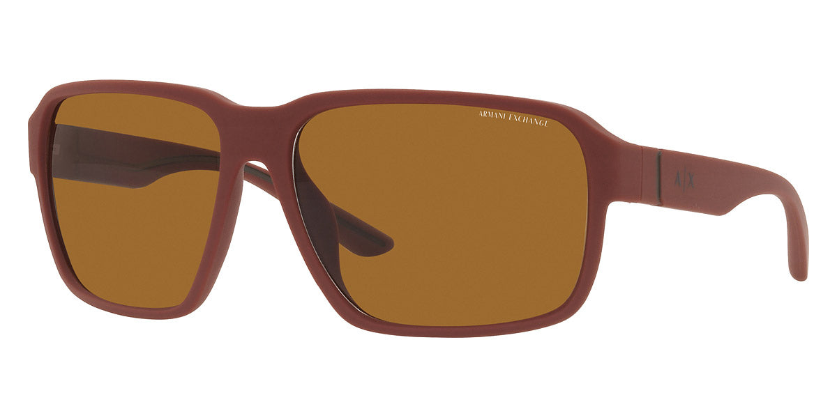 Armani Exchange Men's 64mm Matte Red Sunglasses