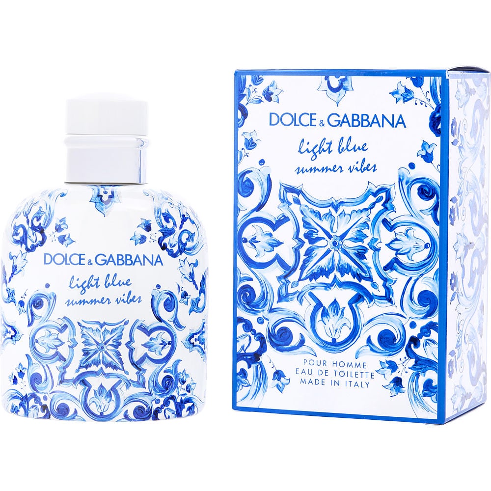 D & G Light Blue Summer Vibes By Dolce & Gabbana Edt Spray 4.2 Oz Men 7808477134908