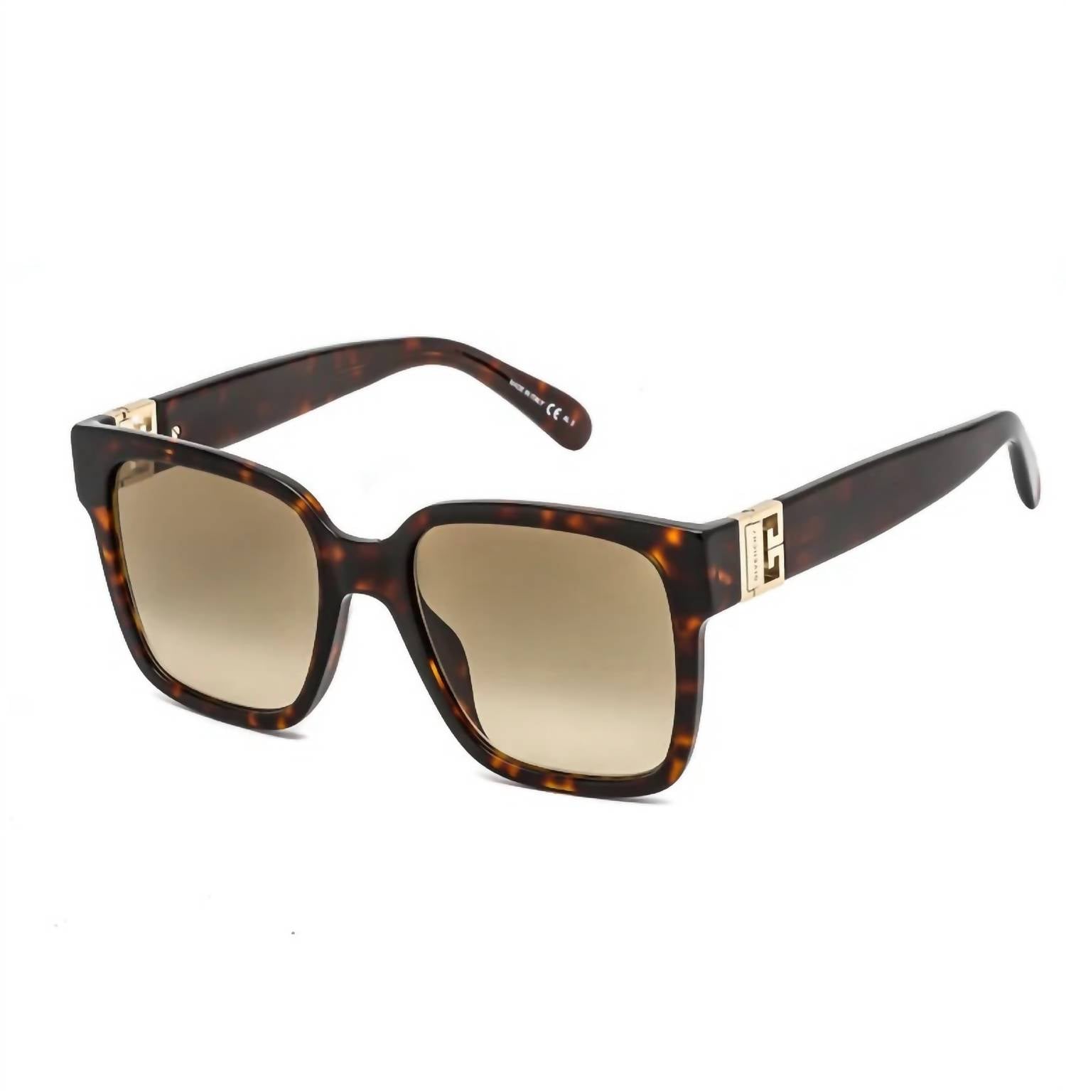 Women's Havana Square Sunglasses In Multicolor 7270855639100