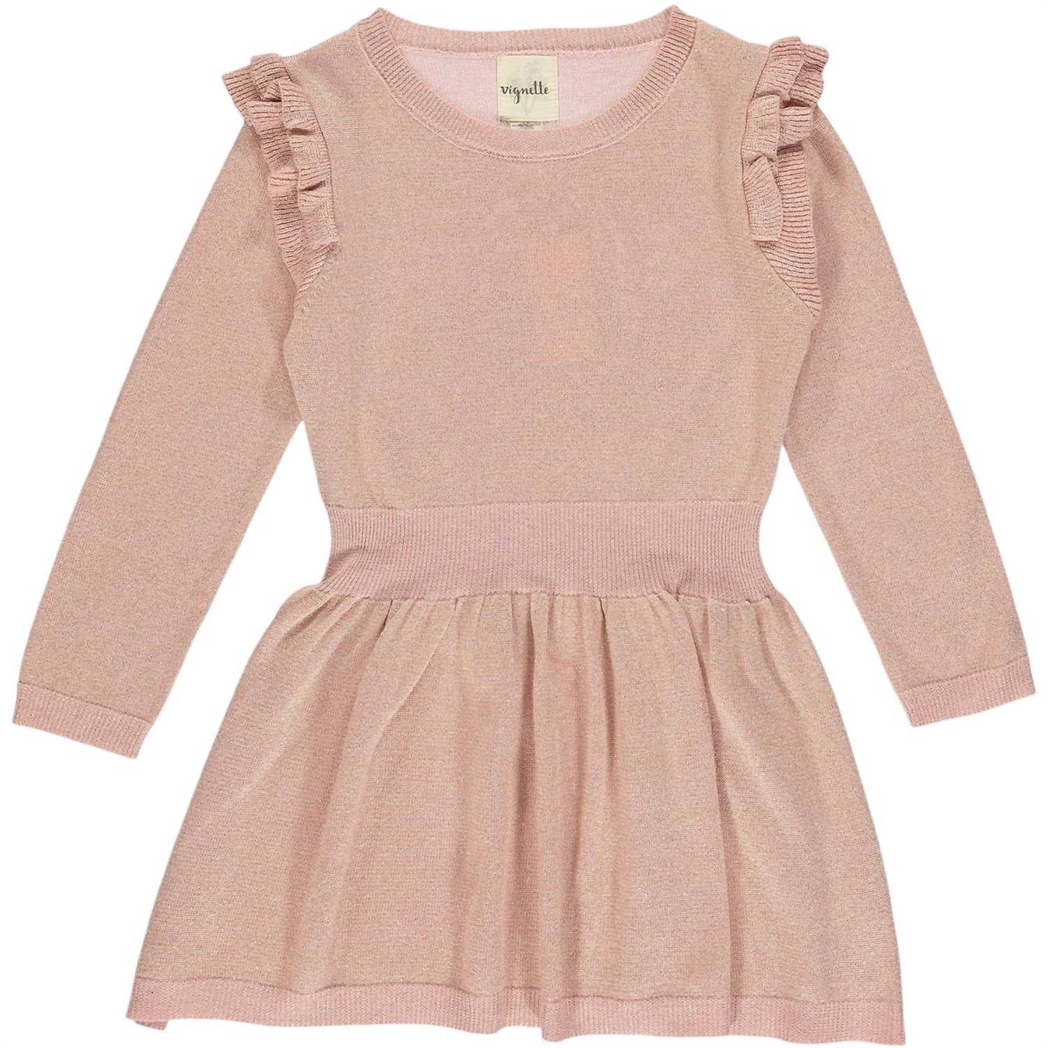 Girl's Carrie Dress In Rose 7772172091452