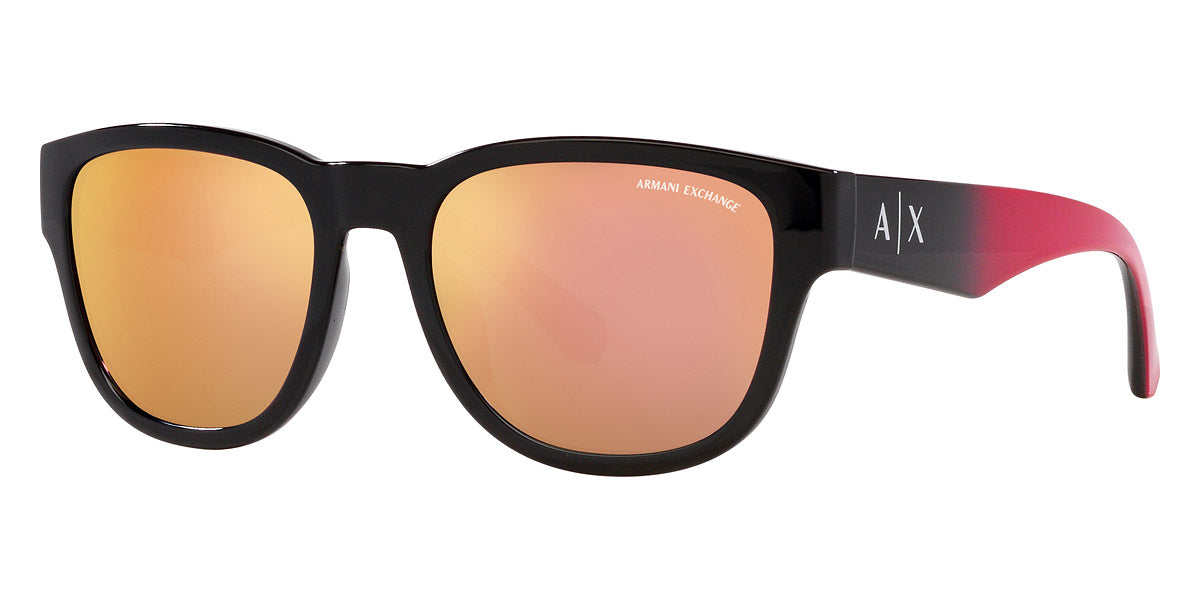 Armani Exchange Men's 54mm Shiny Black Sunglasses