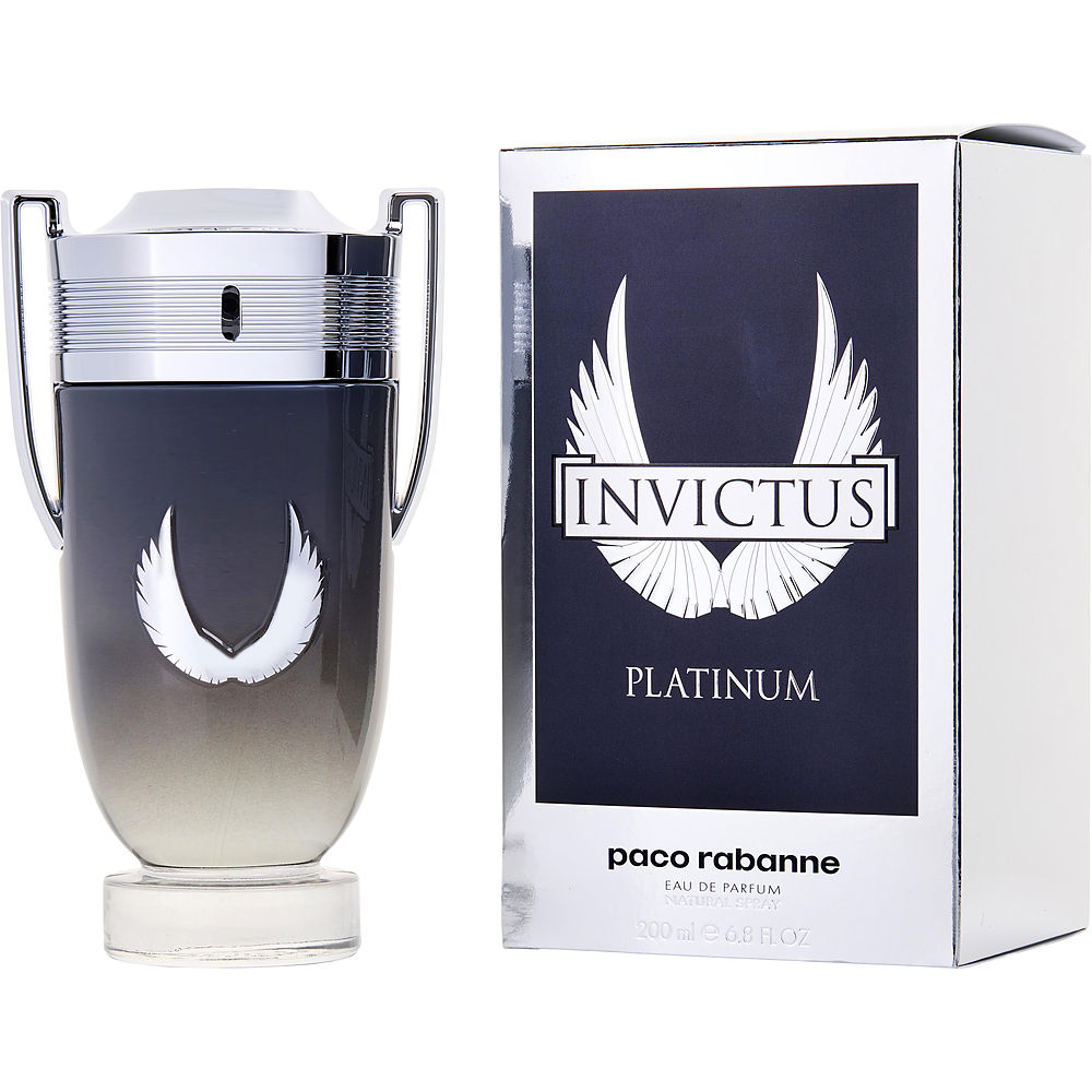 Invictus Platinum By Paco Rabanne Eau De Parfum Spray 6.8 Oz Men 7808474415164