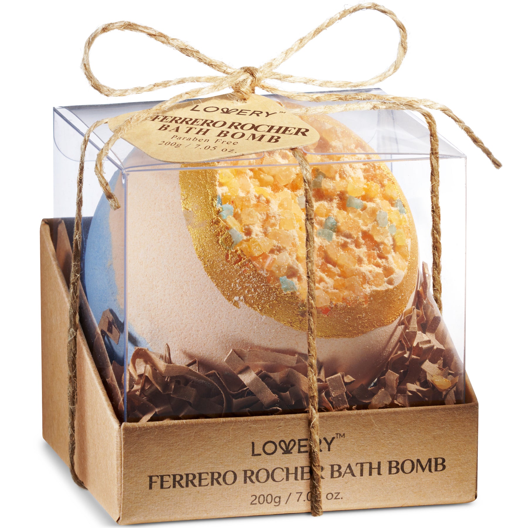 Ferrero Rocher Handmade Bath Bomb, Extra Large Bath Fizzy, 7oz 7264525910076
