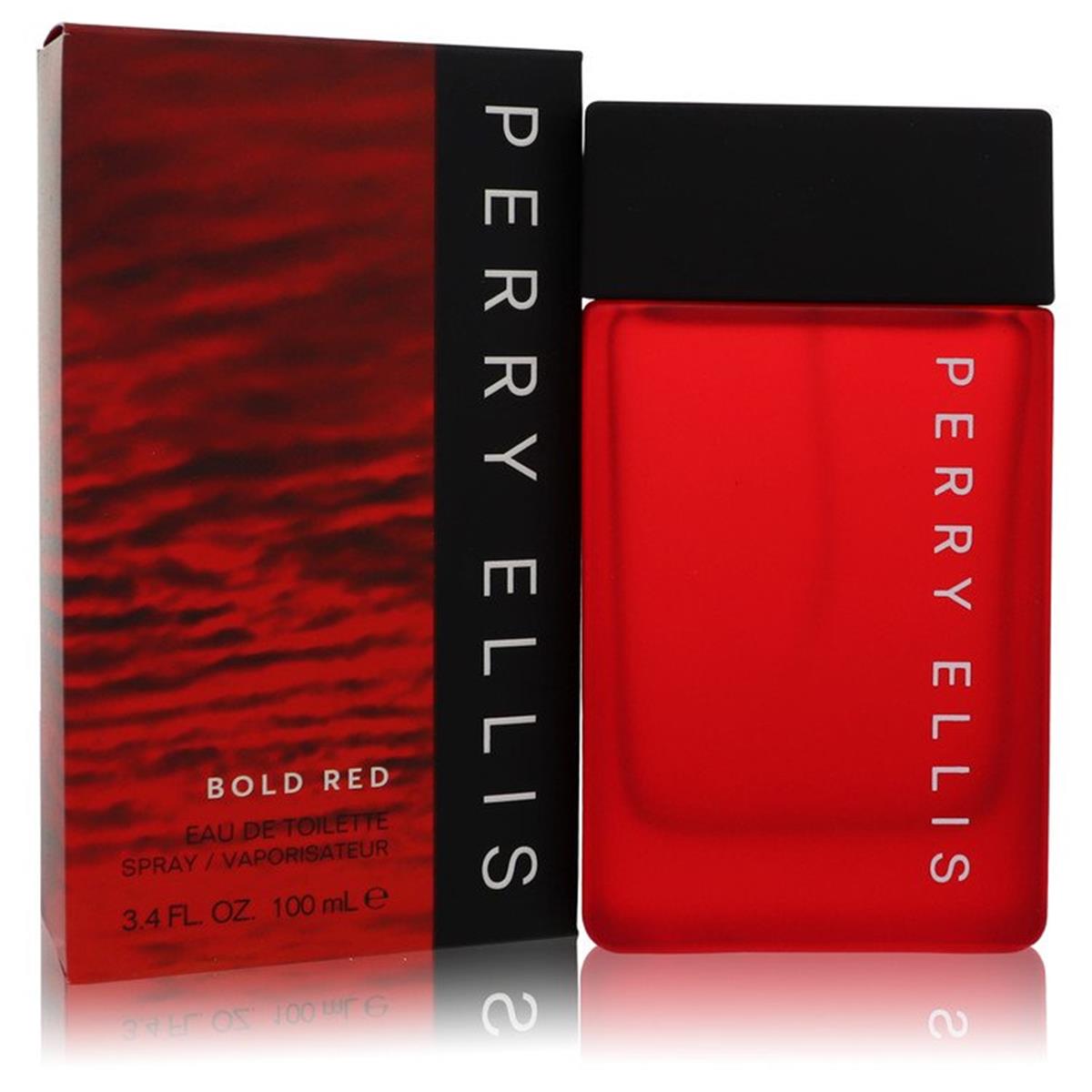 Perry Ellis 555392 3.4 oz Bold Red Cologne Eau De Toilette Spray for Men