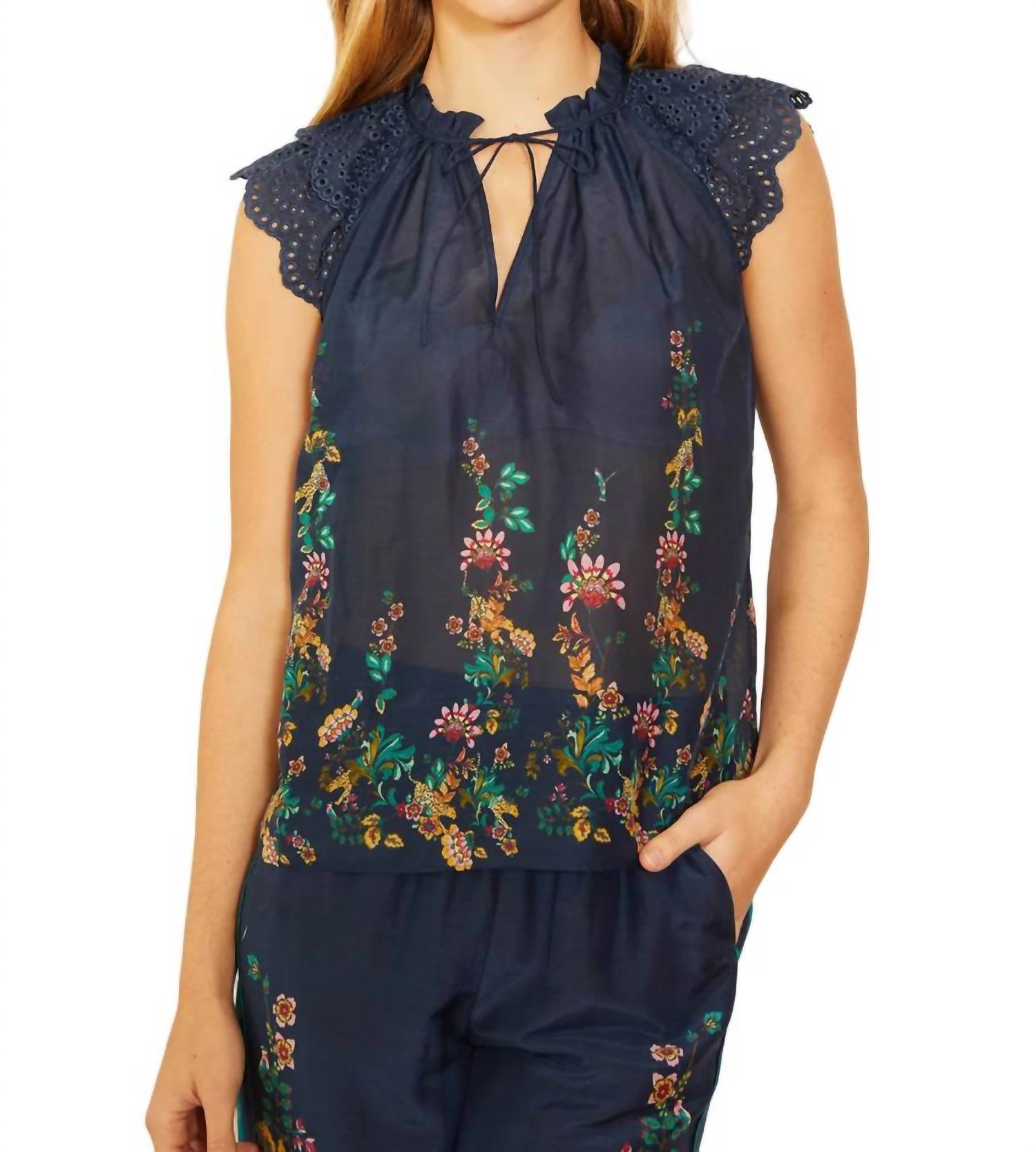 Zoe Top In Tigerlily 7760617111612