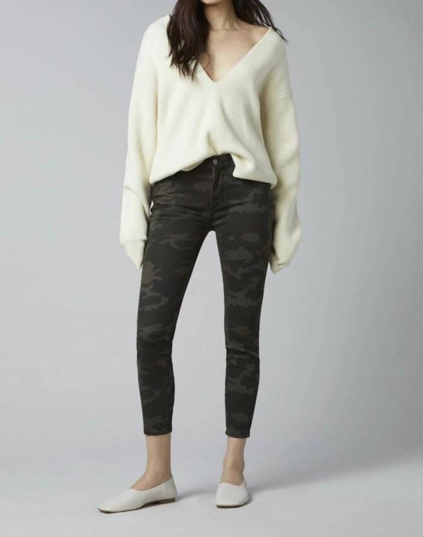 Florence Skinny Mid Rise Jeans In Camouflage 7268689346620