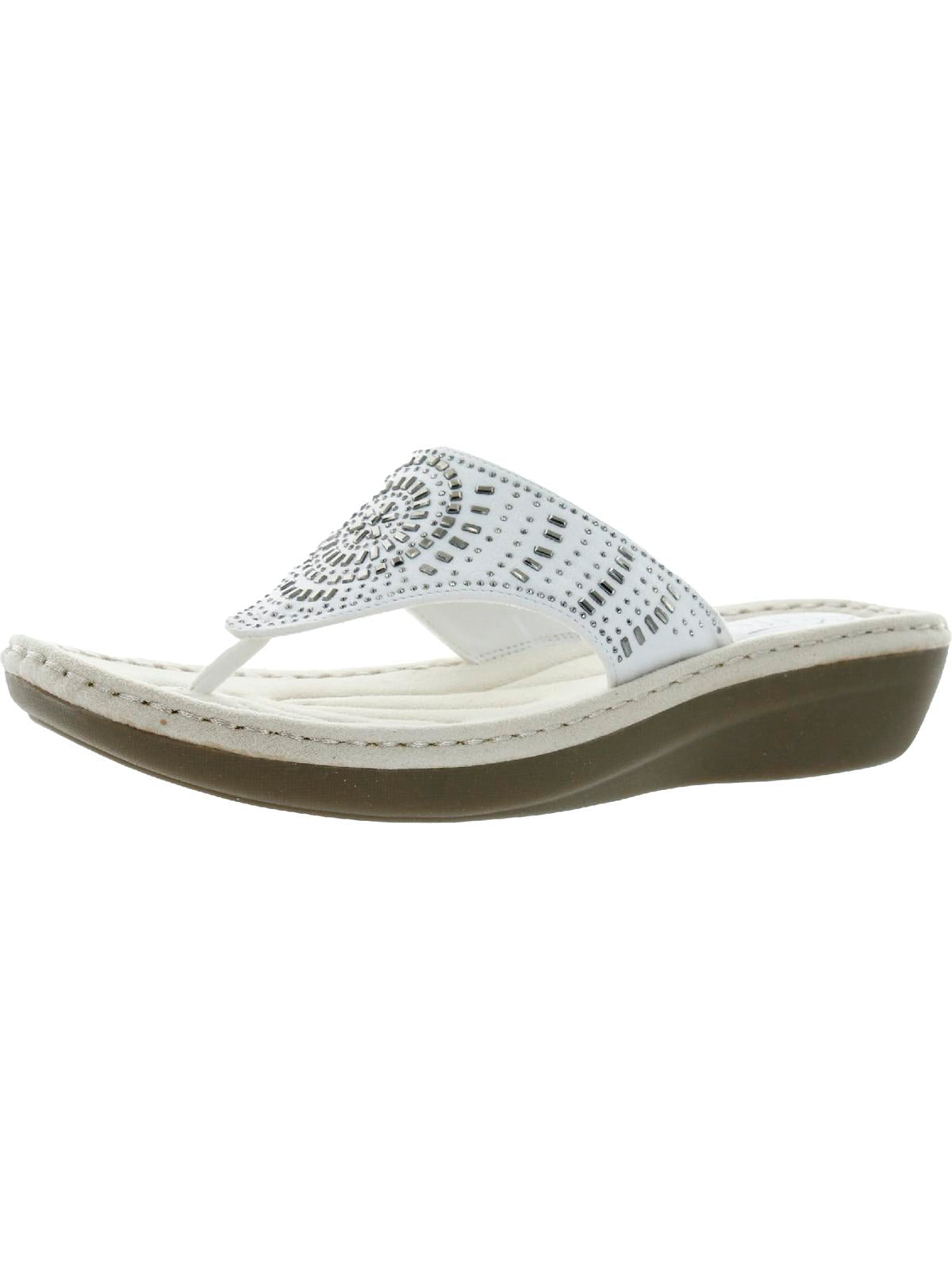 Cienna Womens Embellished Wedges 7271618773052