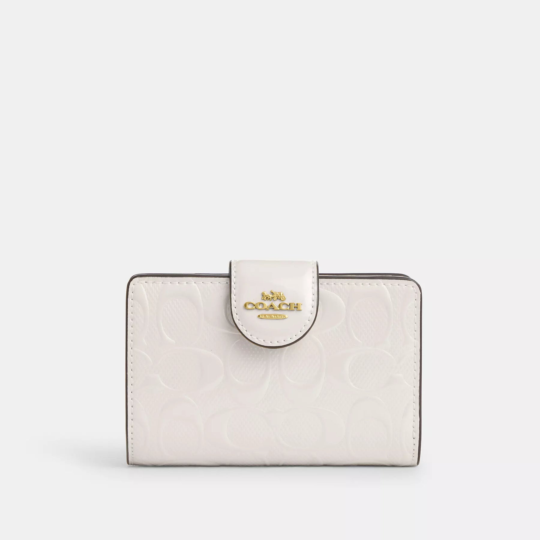 Coach Outlet Medium Corner Zip Wallet In Signature Leather 7724620480572