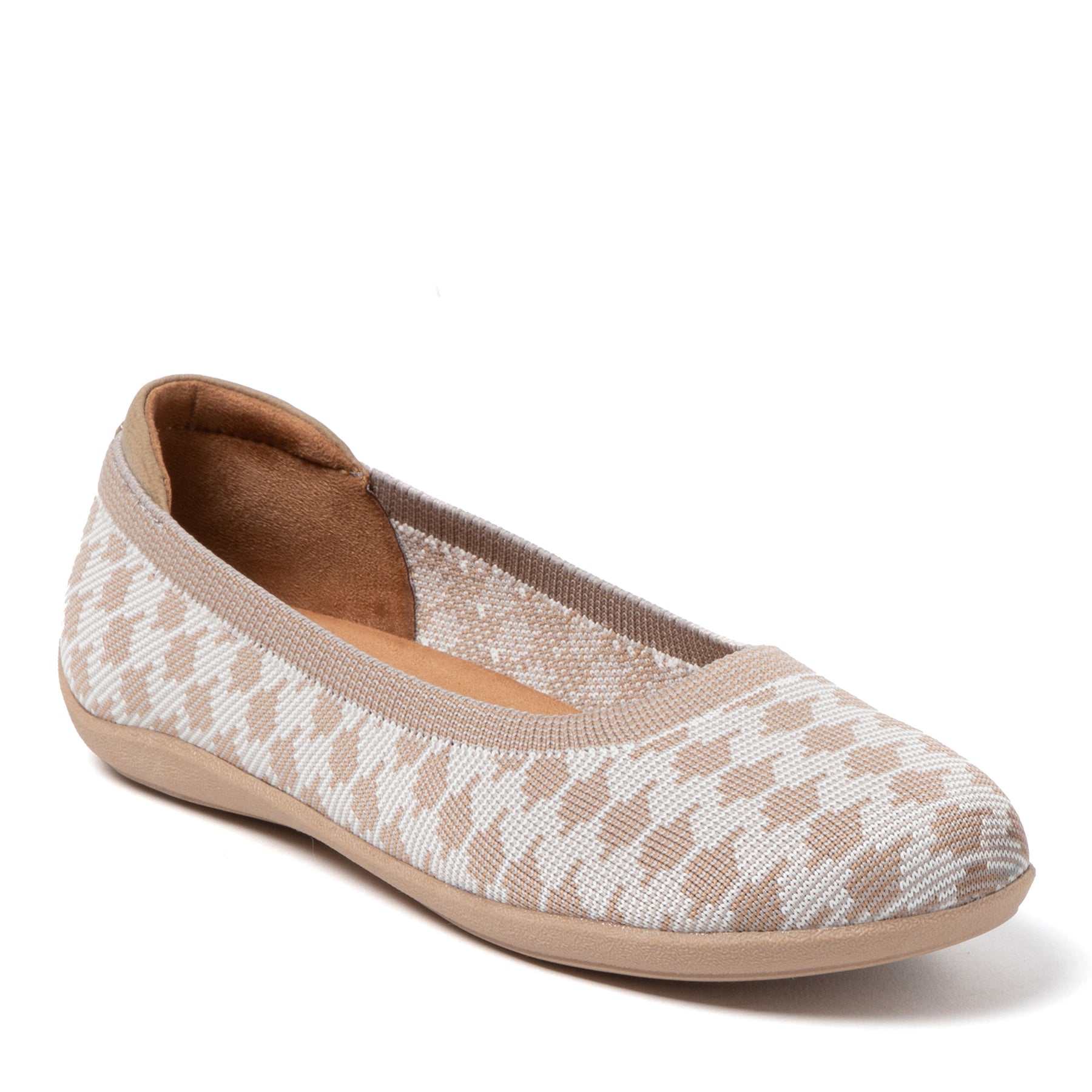 Dearfoams Women's Misty Ballet Flat Indoor/Outdoor Slip Ons 7271734706236