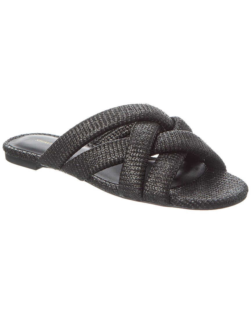 Stuart Weitzman Crossover Raffia Slide 7640022155324