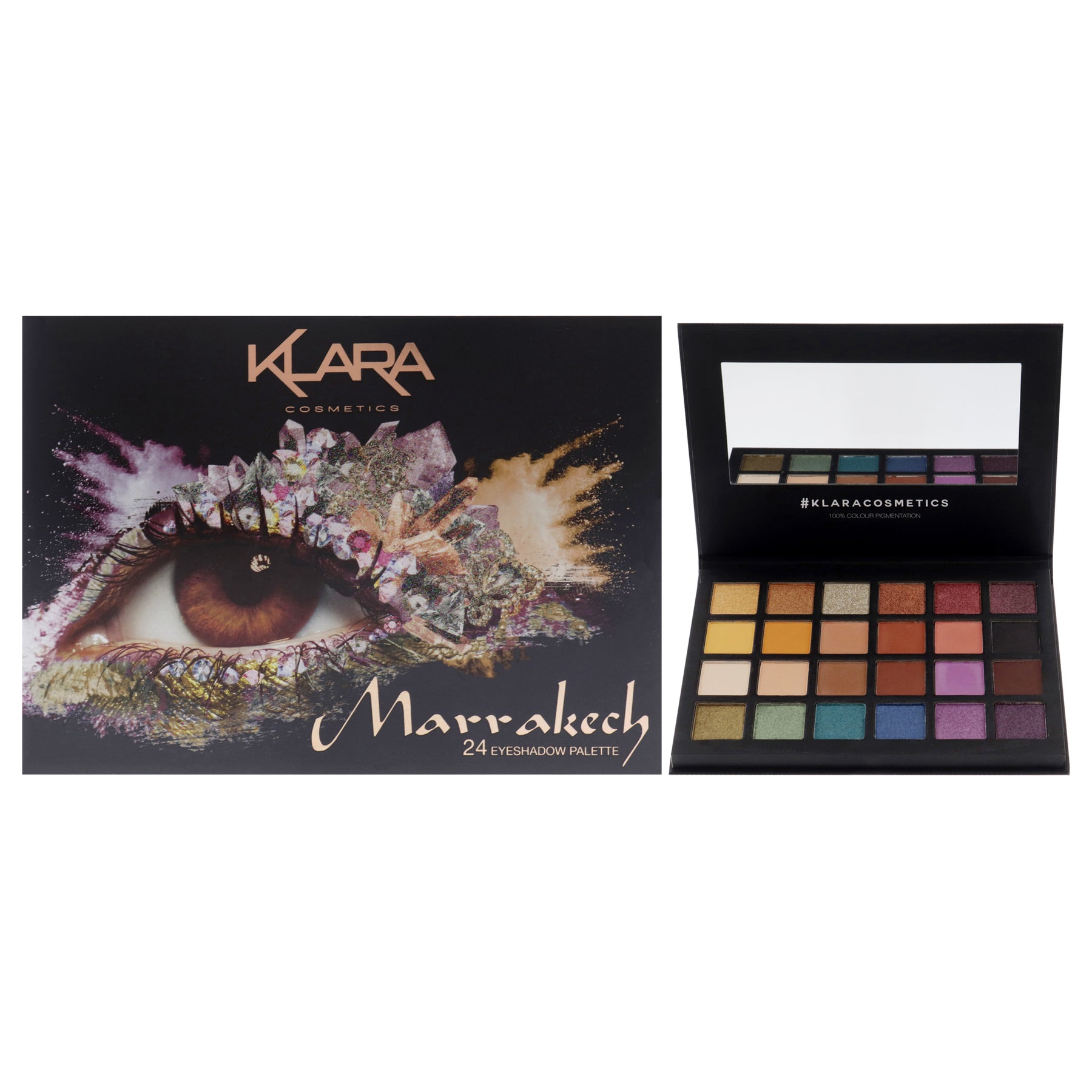 24 Eyeshadow Palette - Marrakech by Klara for Women - 1.68 oz Eye Shadow 7831201644604