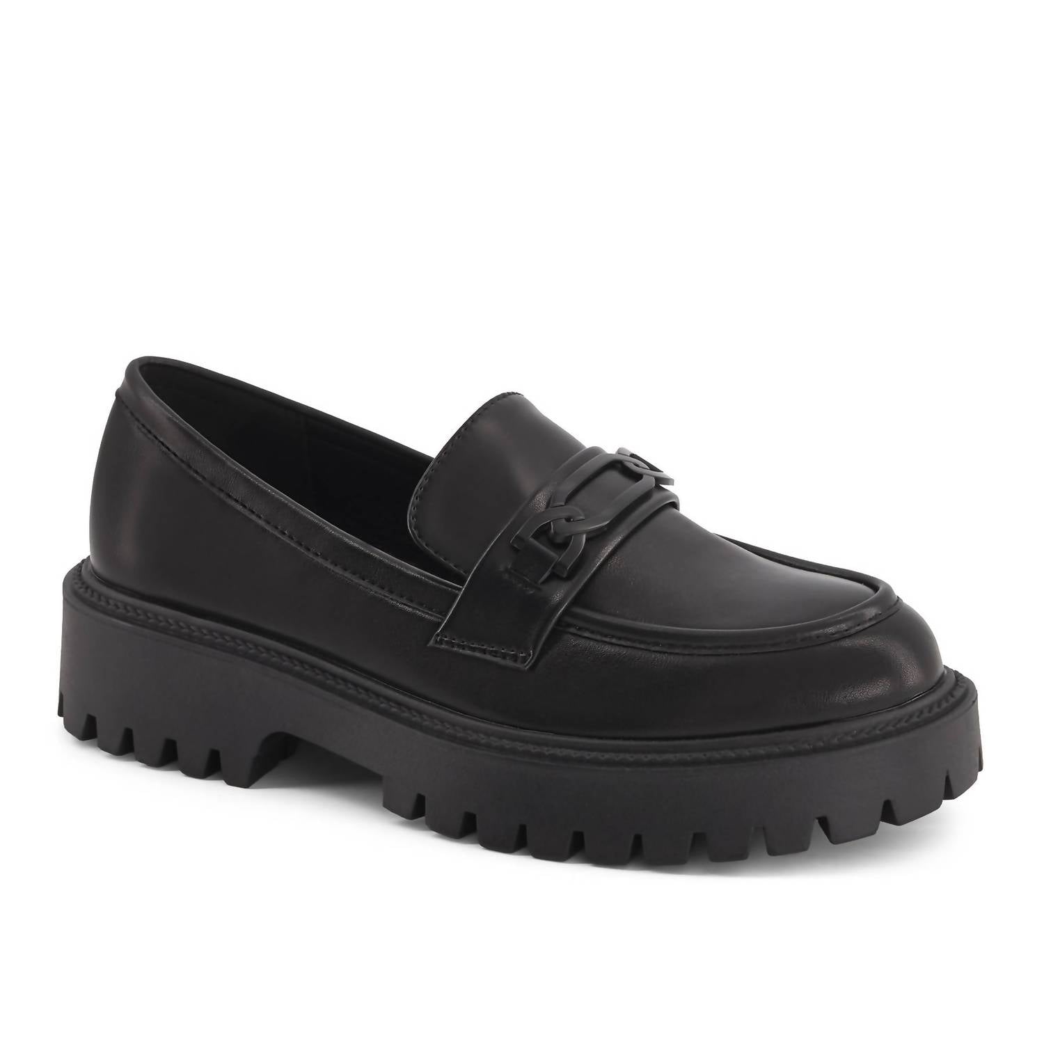 Women's Fashion Penny Loafers In Black 7800761942076