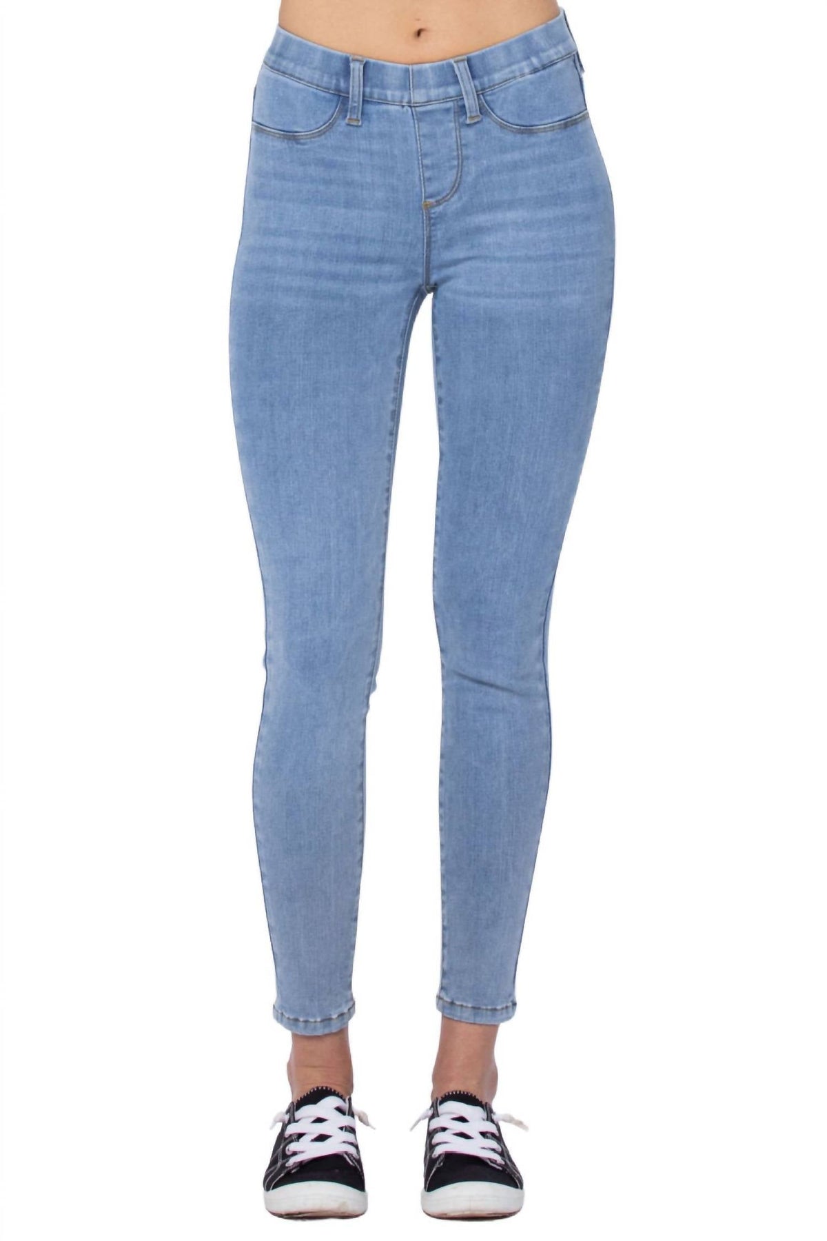 Pull-On Skinny Jegging In Light Blue 7271461355580
