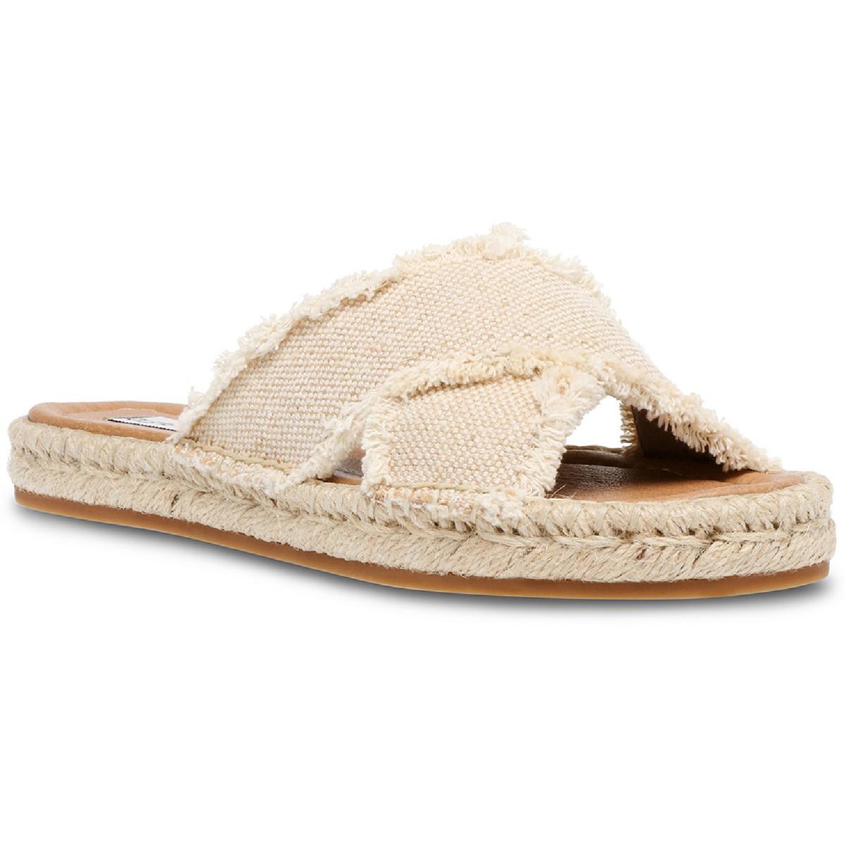 Zelina Canvas Espadrille Slide Sandals