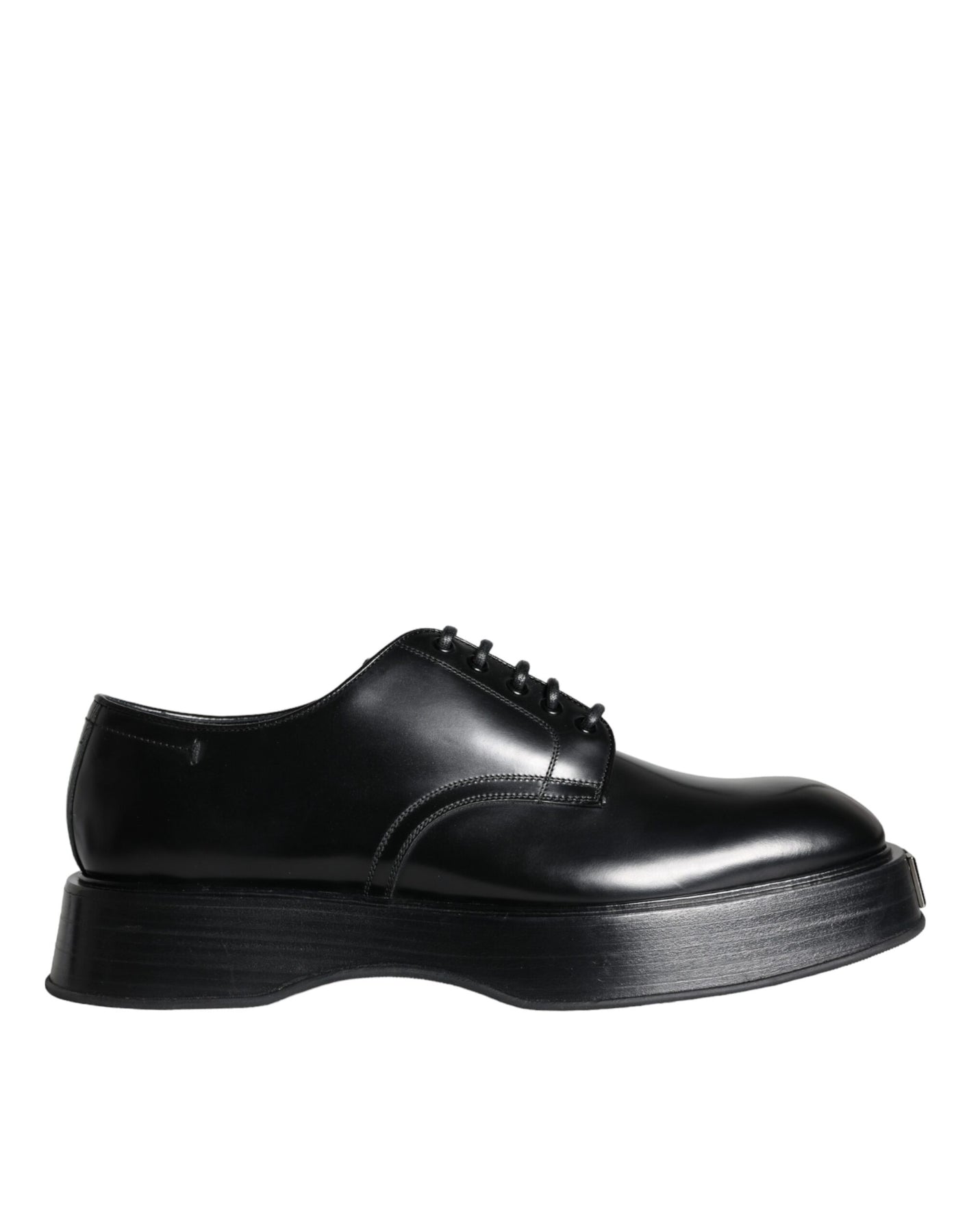 Dolce & Gabbana Calf Leather Derby Formal Dress Men's Shoes (Pre-Owned)