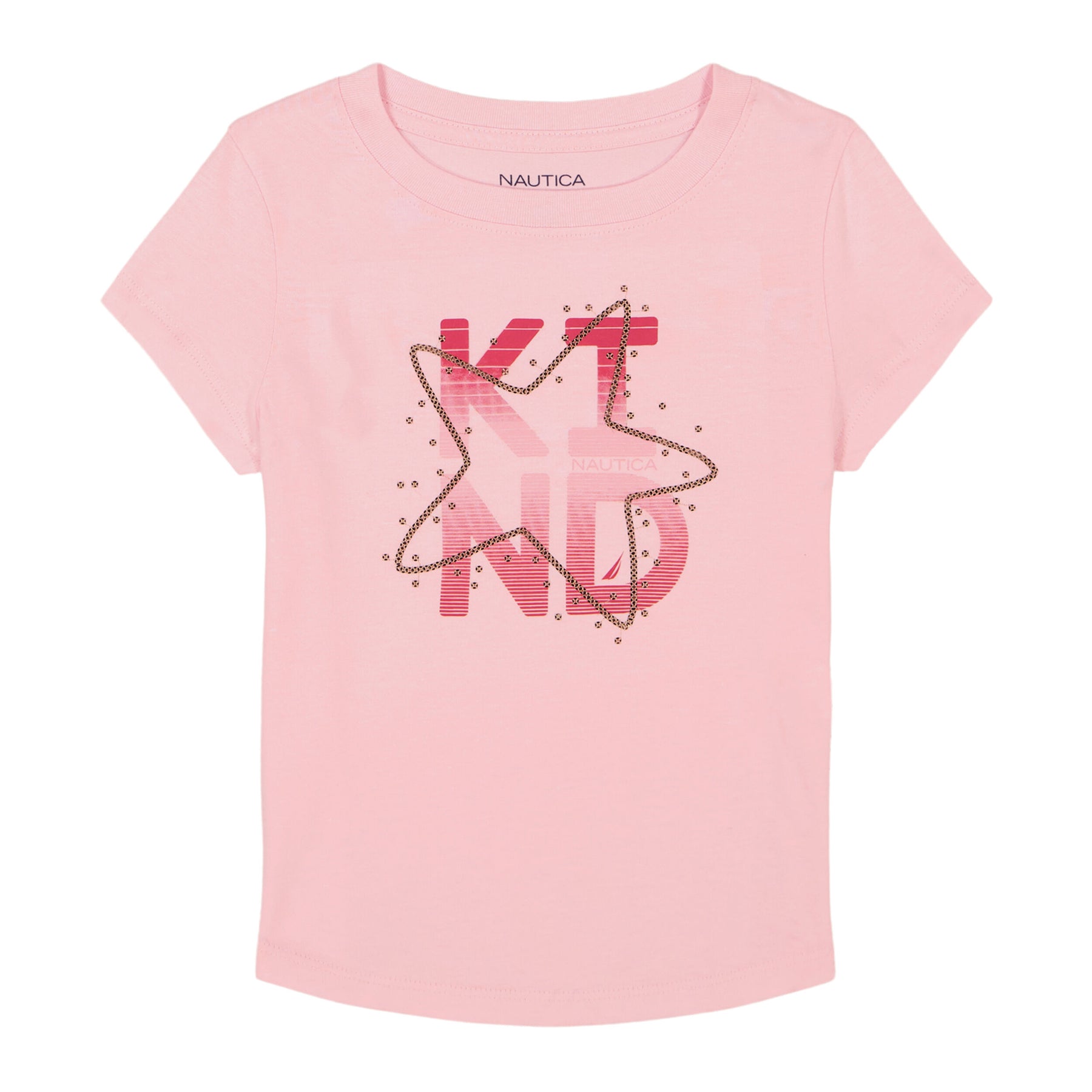 Nautica Little Girls' Ombre Kind Sequin T-Shirt (4-6X)