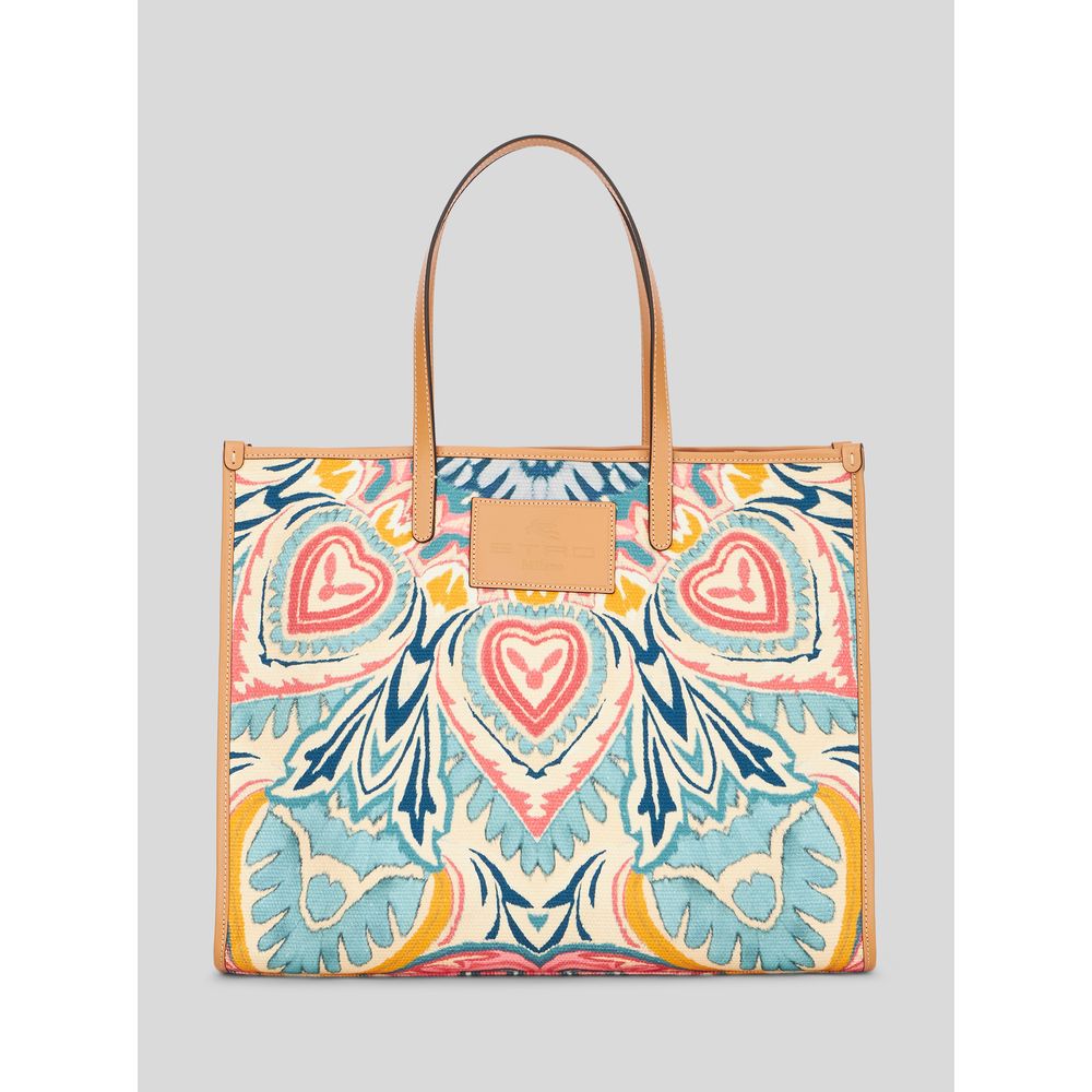 Printed Fabric Large Shopping Bag