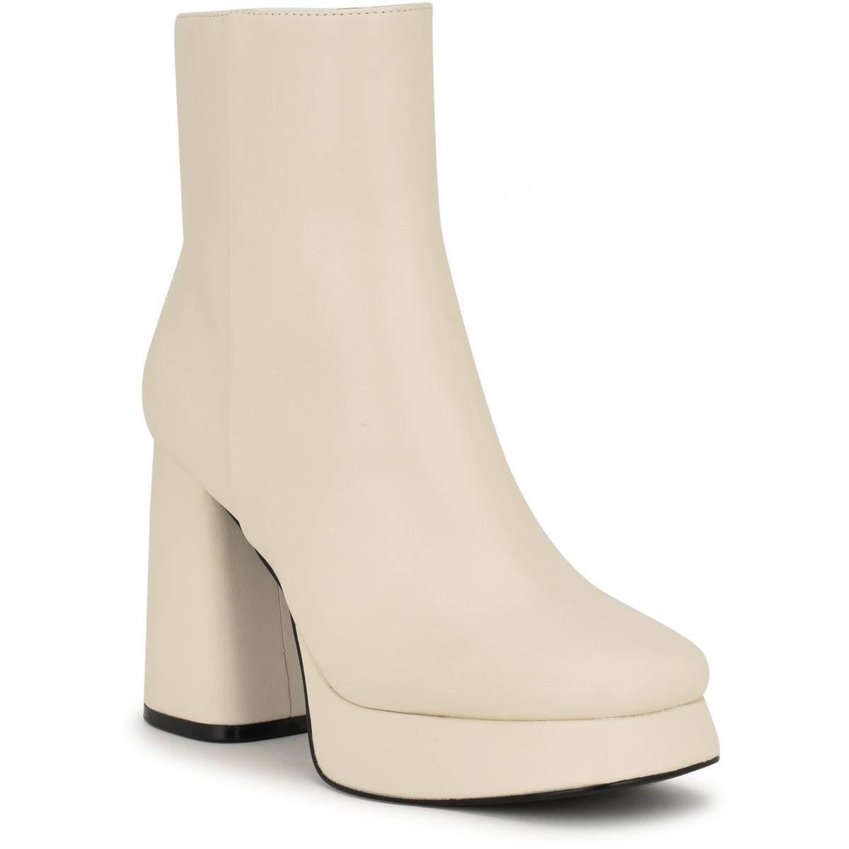 Velo 3 Faux Leather Block Heel Mid-Calf Boots
