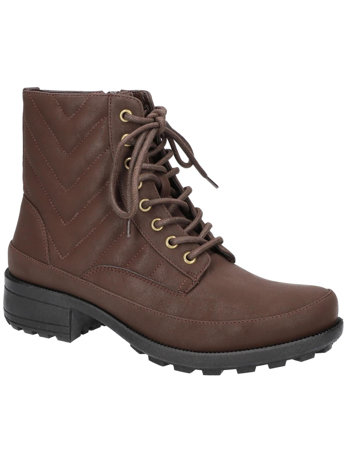 Elsie Womens Comfort Insole Lace-Up Ankle Boots