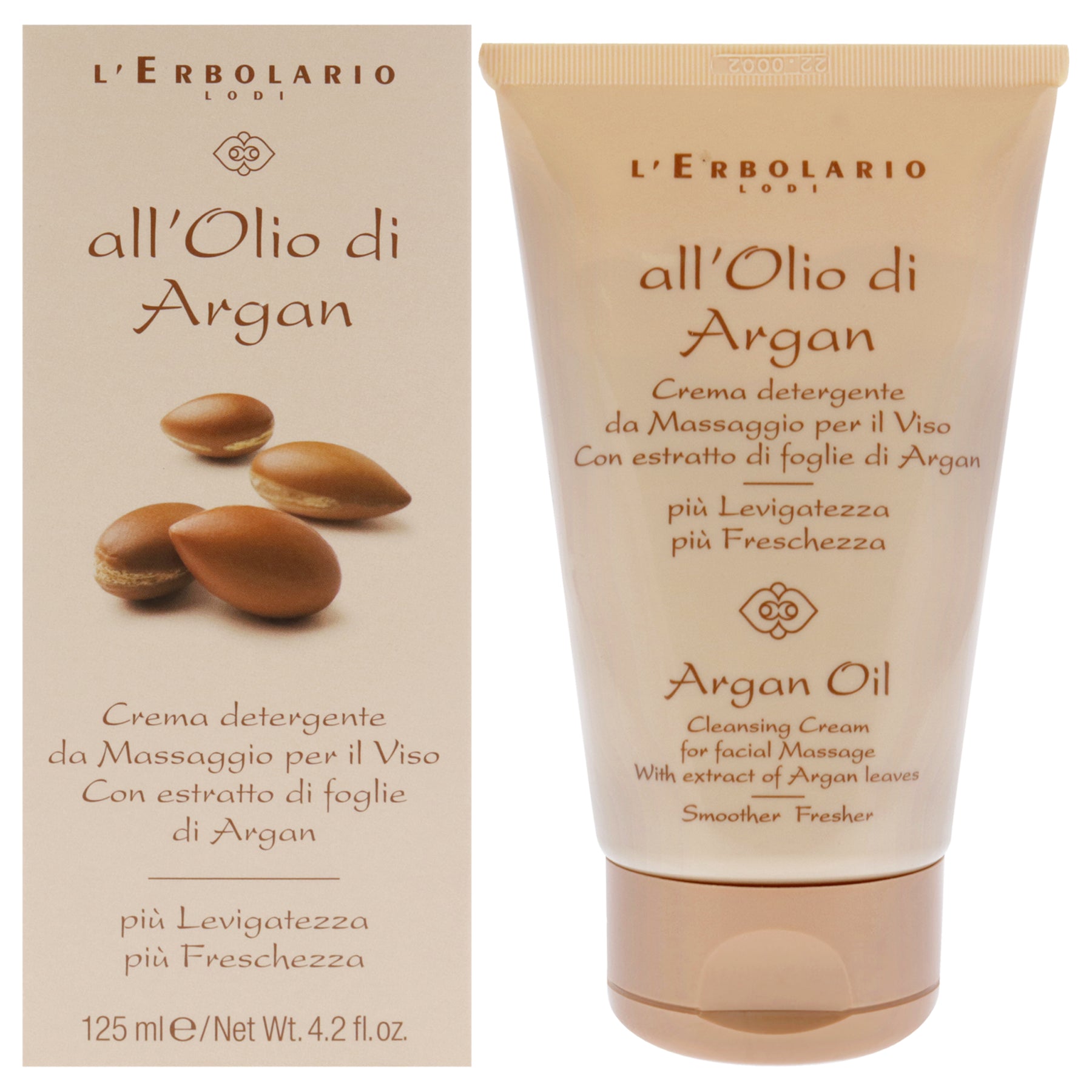 Cleansing Cream - Argan Oil by LErbolario for Women - 4.2 oz Cleanser 7830800302140